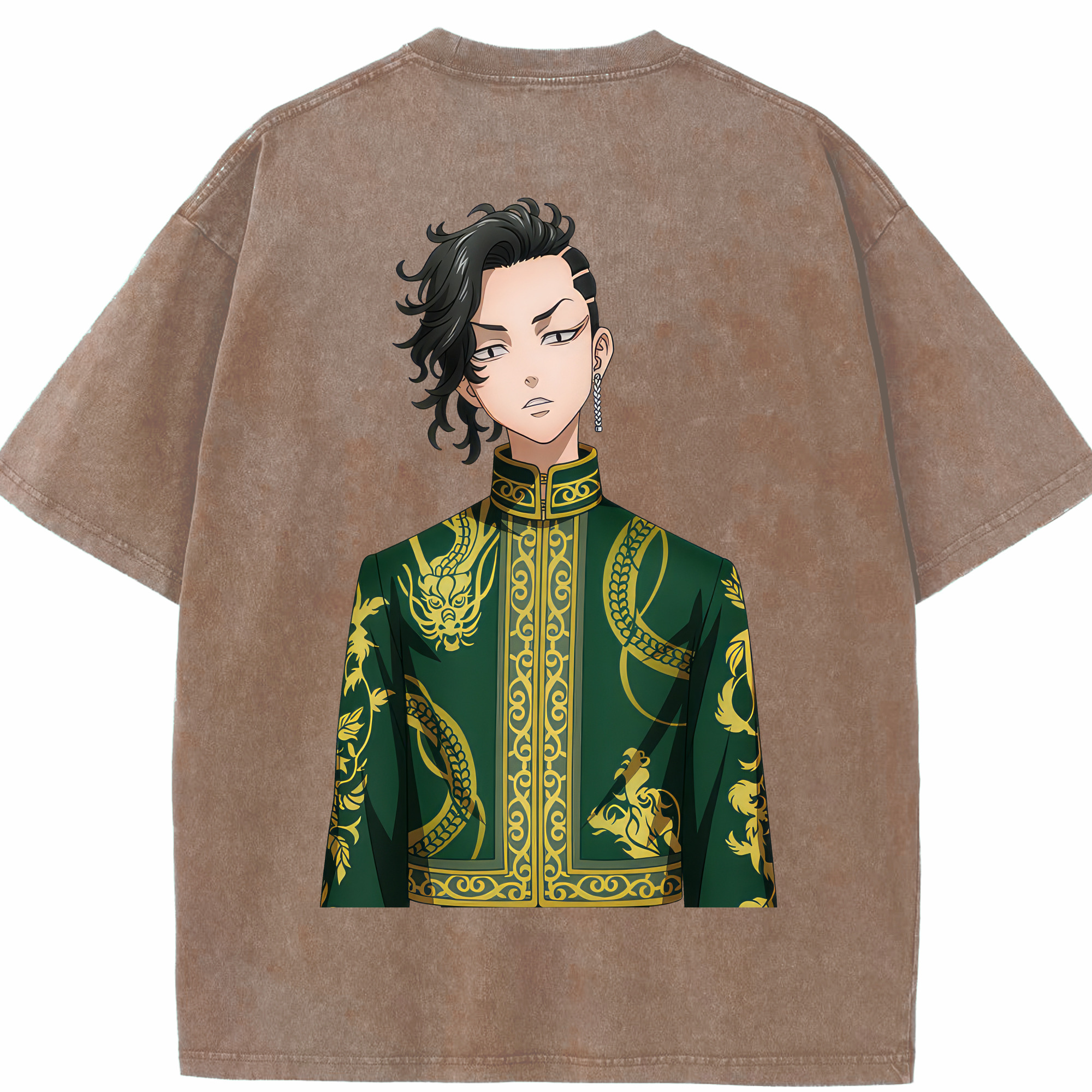 （画像用） 東京リベンジャーズ Tokyo Revengers 綿100% ヴィンテージ風 半袖Tシャツ（背面プリント）