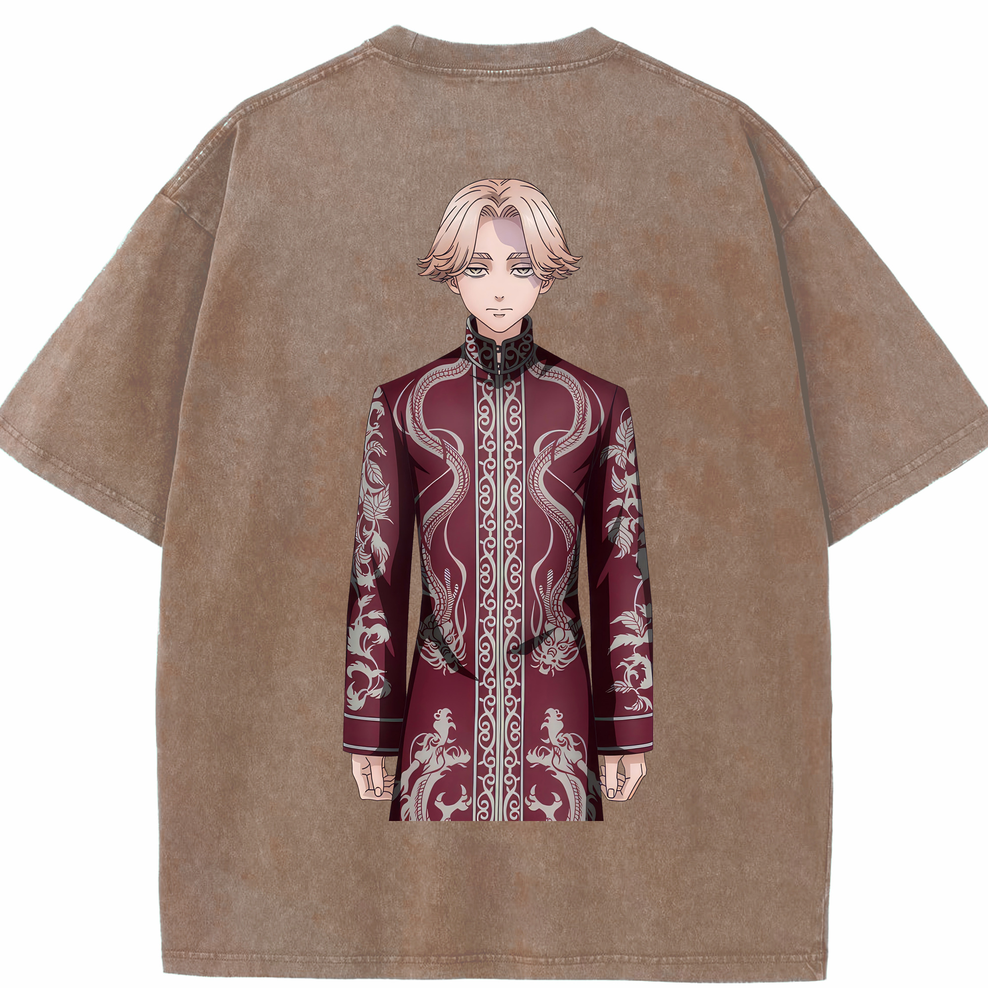 （画像用） 東京リベンジャーズ Tokyo Revengers 綿100% ヴィンテージ風 半袖Tシャツ（背面プリント）