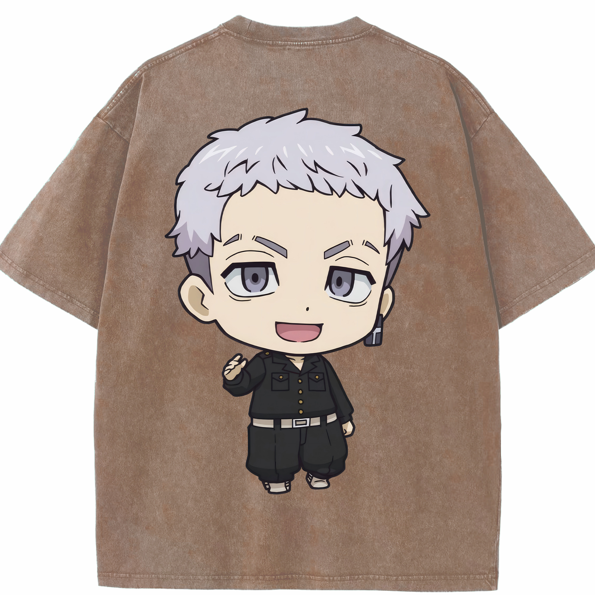 （画像用） 東京リベンジャーズ Tokyo Revengers 綿100% ヴィンテージ風 半袖Tシャツ（背面プリント）