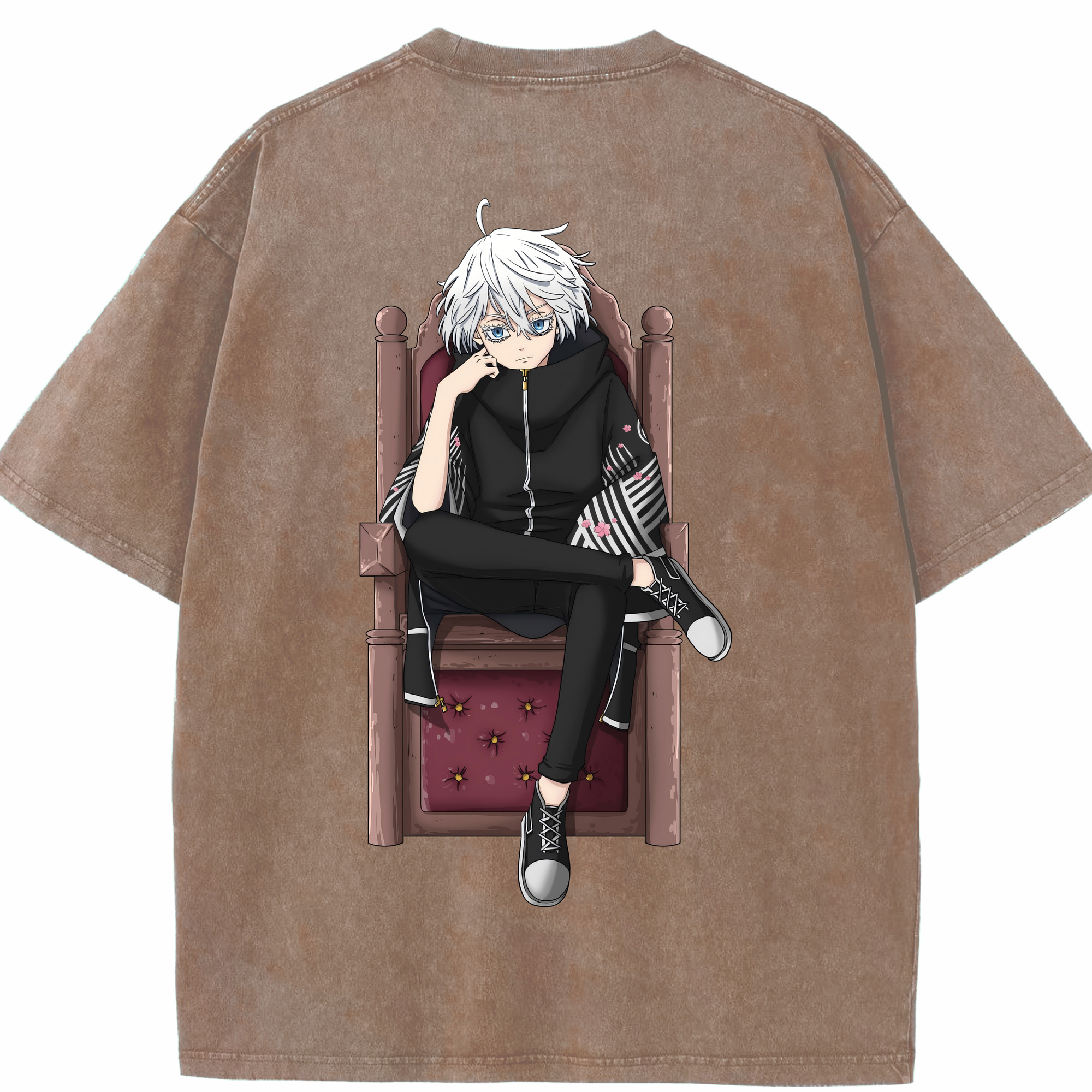 （画像用） 東京リベンジャーズ Tokyo Revengers 綿100% ヴィンテージ風 半袖Tシャツ（背面プリント）