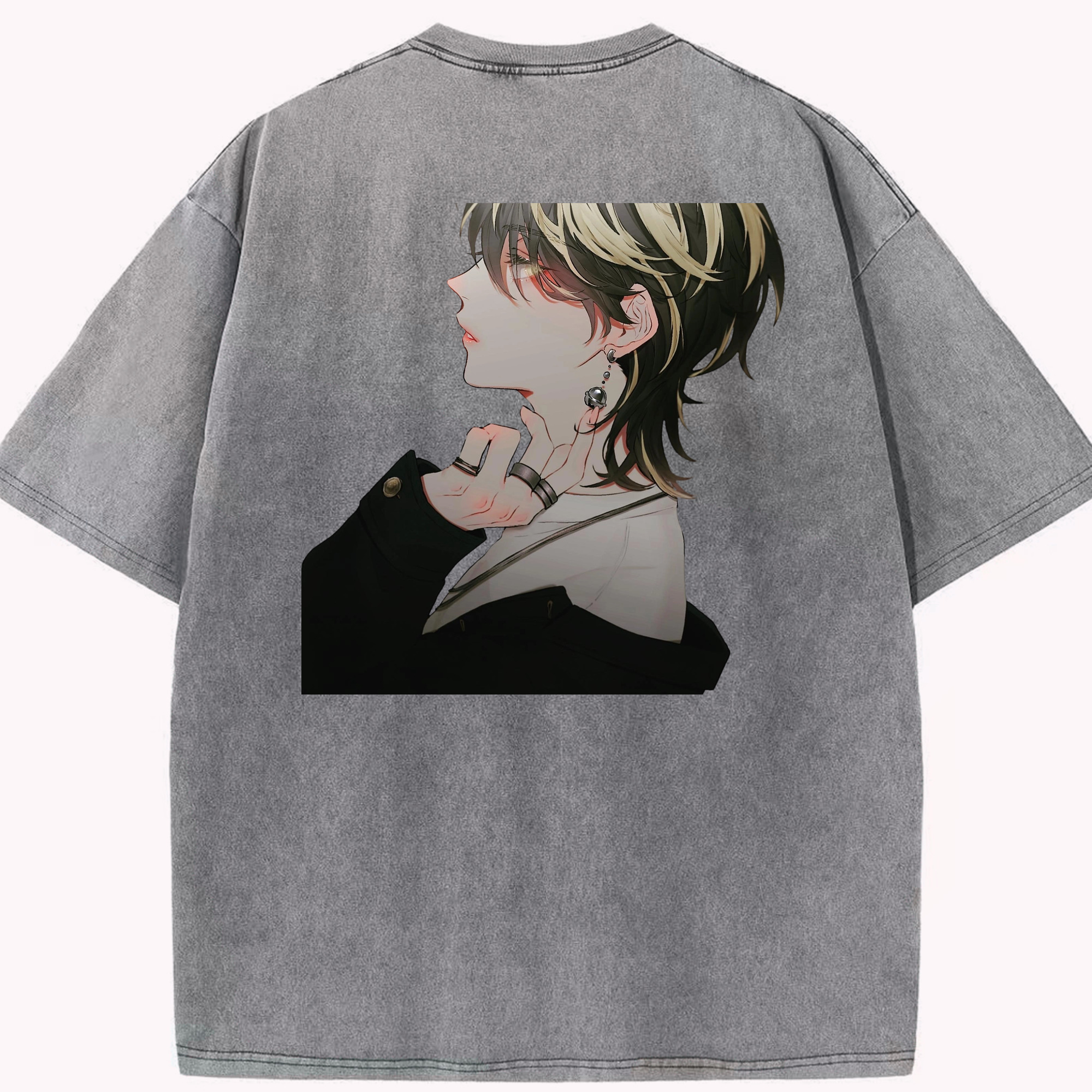 （画像用） 東京リベンジャーズ Tokyo Revengers 綿100% ヴィンテージ風 半袖Tシャツ（背面プリント）