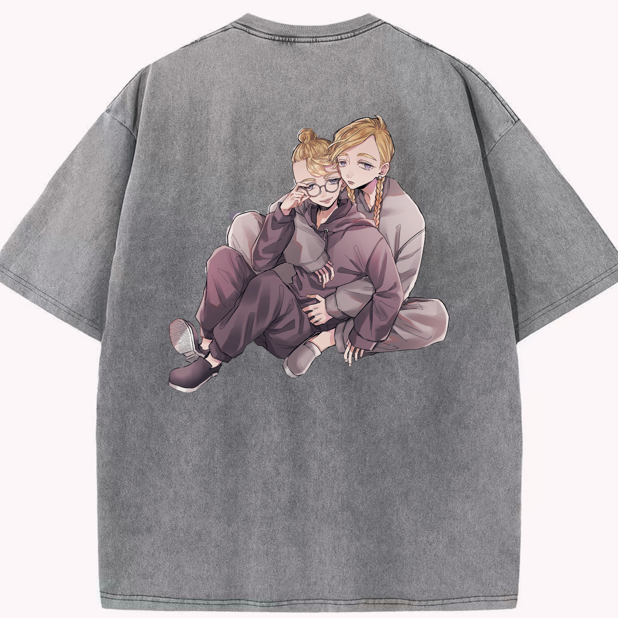 （画像用） 東京リベンジャーズ Tokyo Revengers 綿100% ヴィンテージ風 半袖Tシャツ（背面プリント）