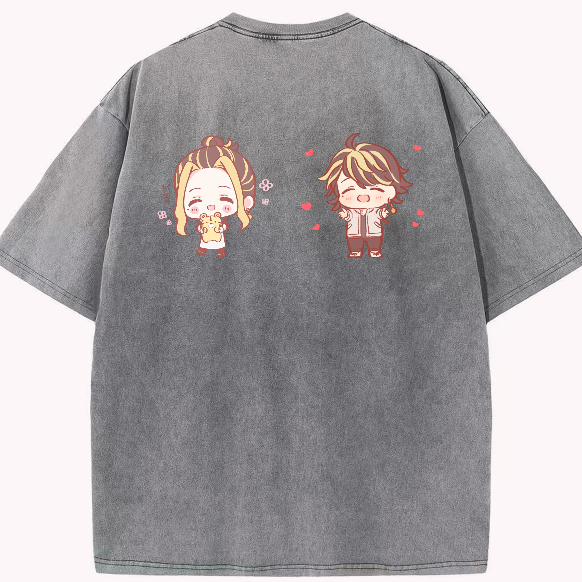 （画像用） 東京リベンジャーズ Tokyo Revengers 綿100% ヴィンテージ風 半袖Tシャツ（背面プリント）