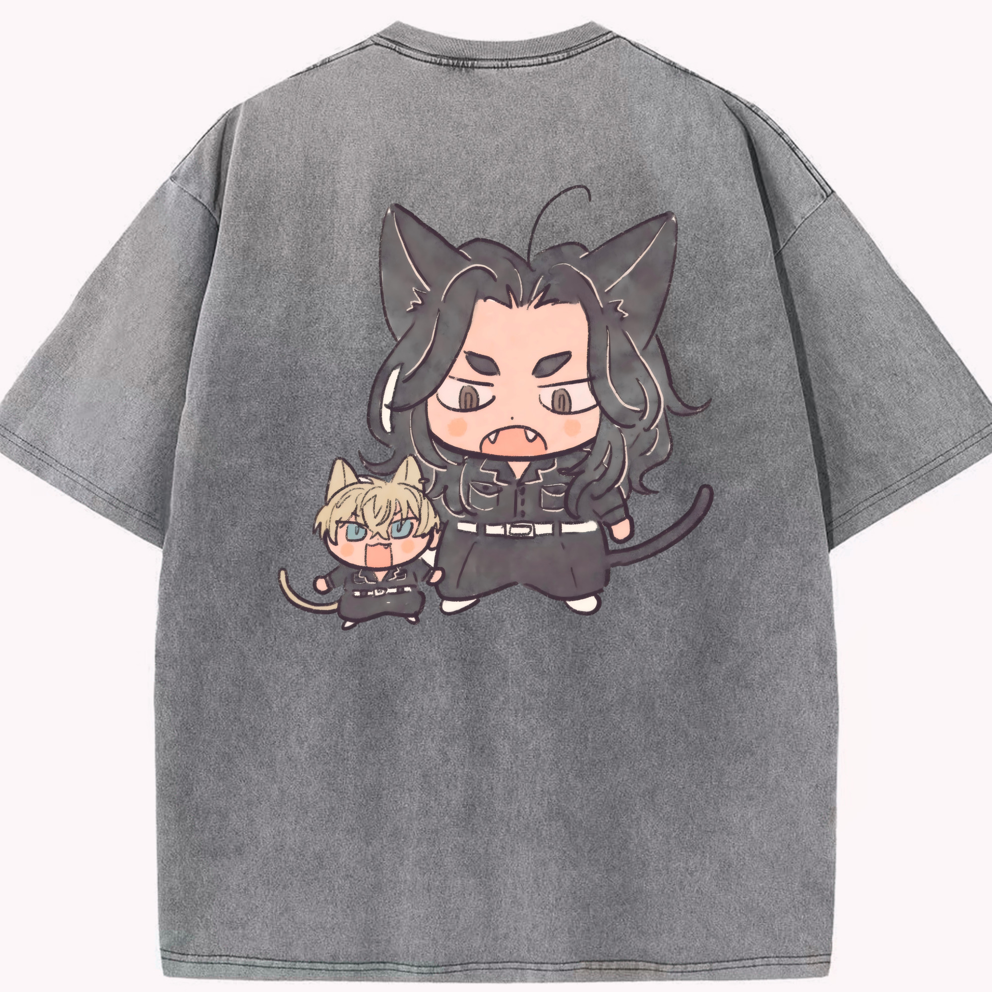 （画像用） 東京リベンジャーズ Tokyo Revengers 綿100% ヴィンテージ風 半袖Tシャツ（背面プリント）