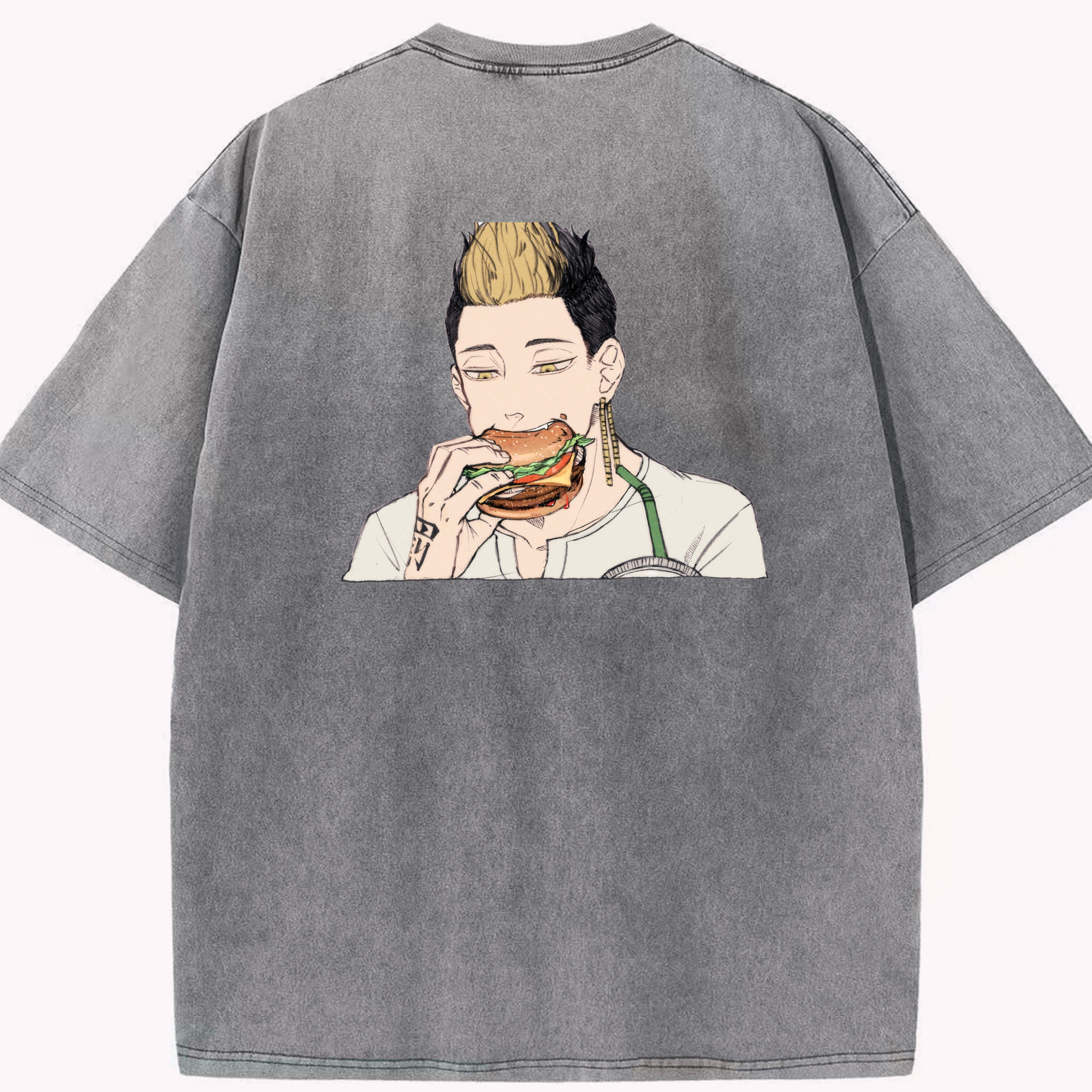 （画像用） 東京リベンジャーズ Tokyo Revengers 綿100% ヴィンテージ風 半袖Tシャツ（背面プリント）