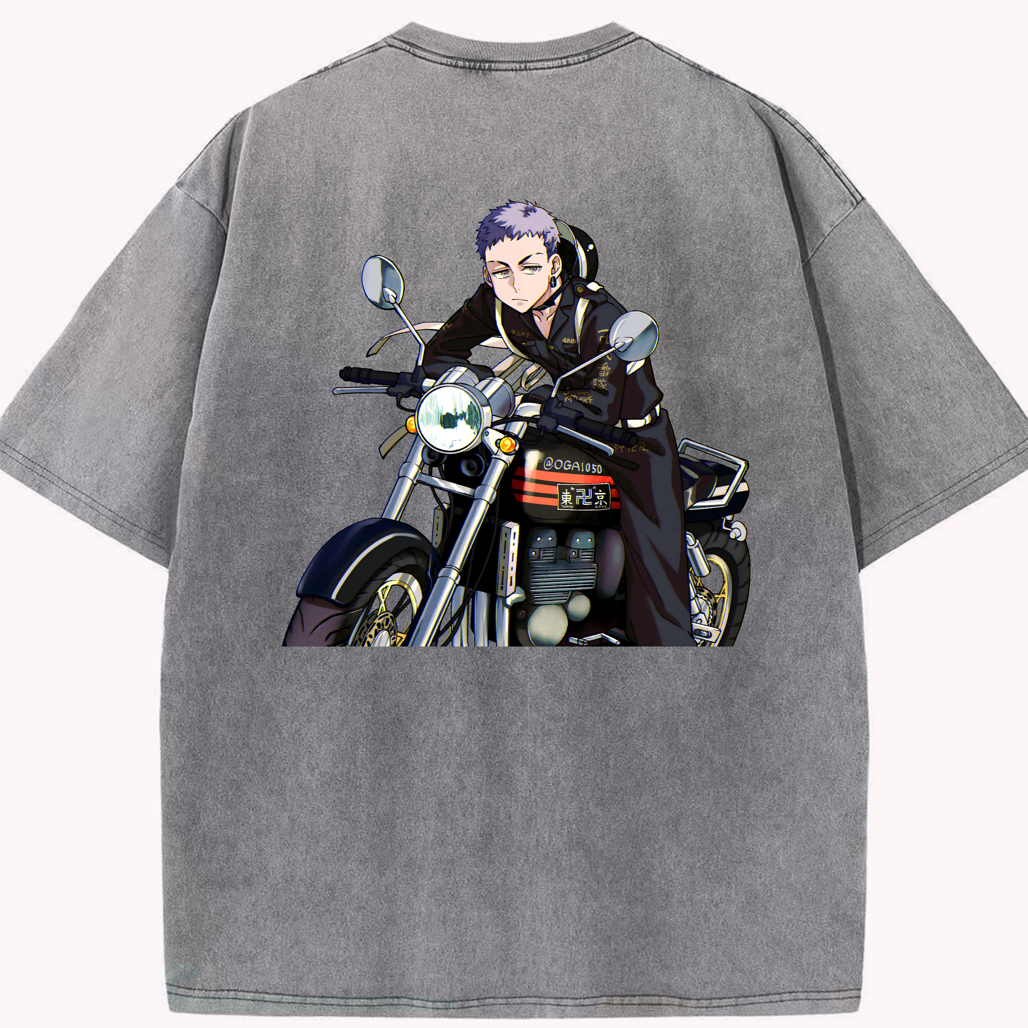 （画像用） 東京リベンジャーズ Tokyo Revengers 綿100% ヴィンテージ風 半袖Tシャツ（背面プリント）