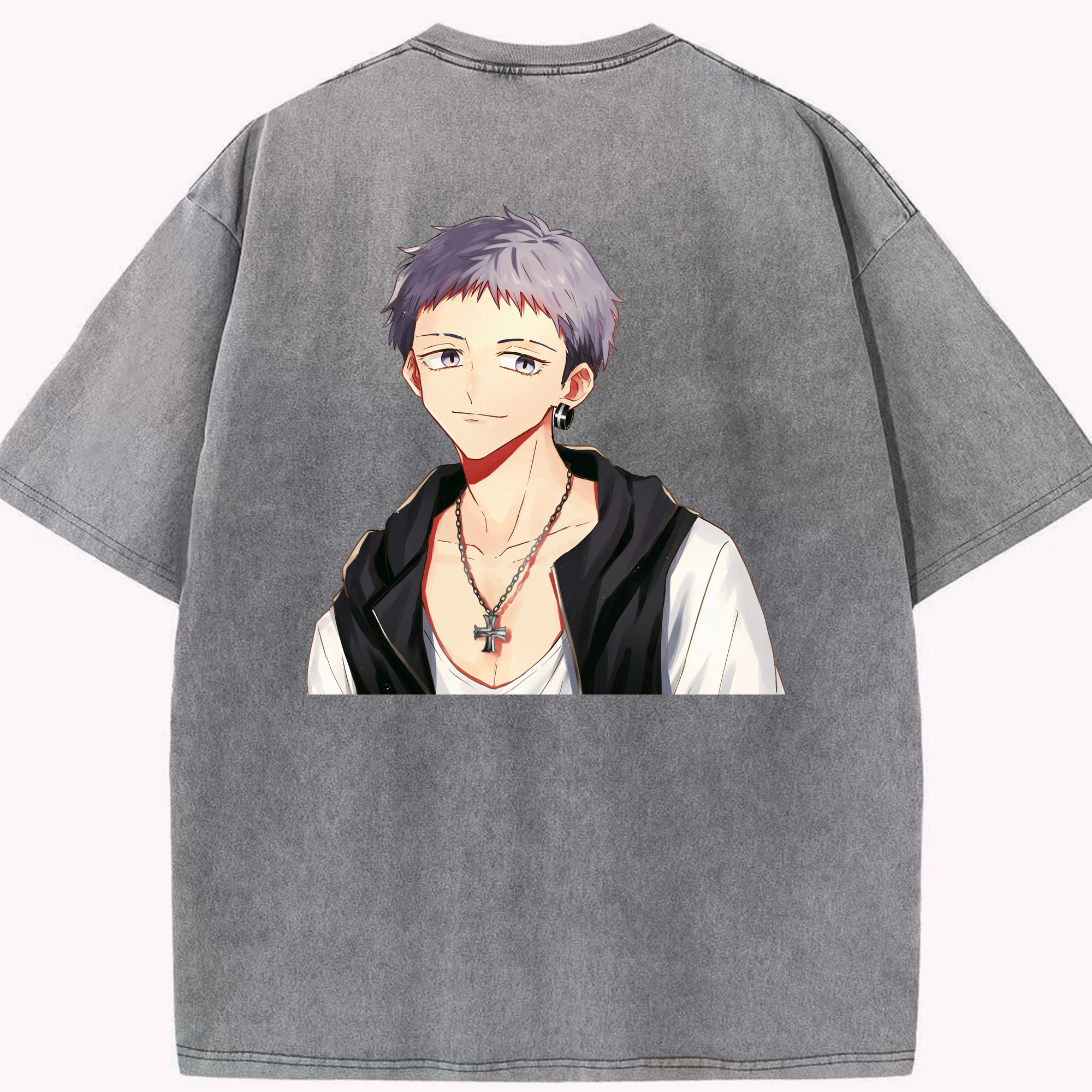 （画像用） 東京リベンジャーズ Tokyo Revengers 綿100% ヴィンテージ風 半袖Tシャツ（背面プリント）