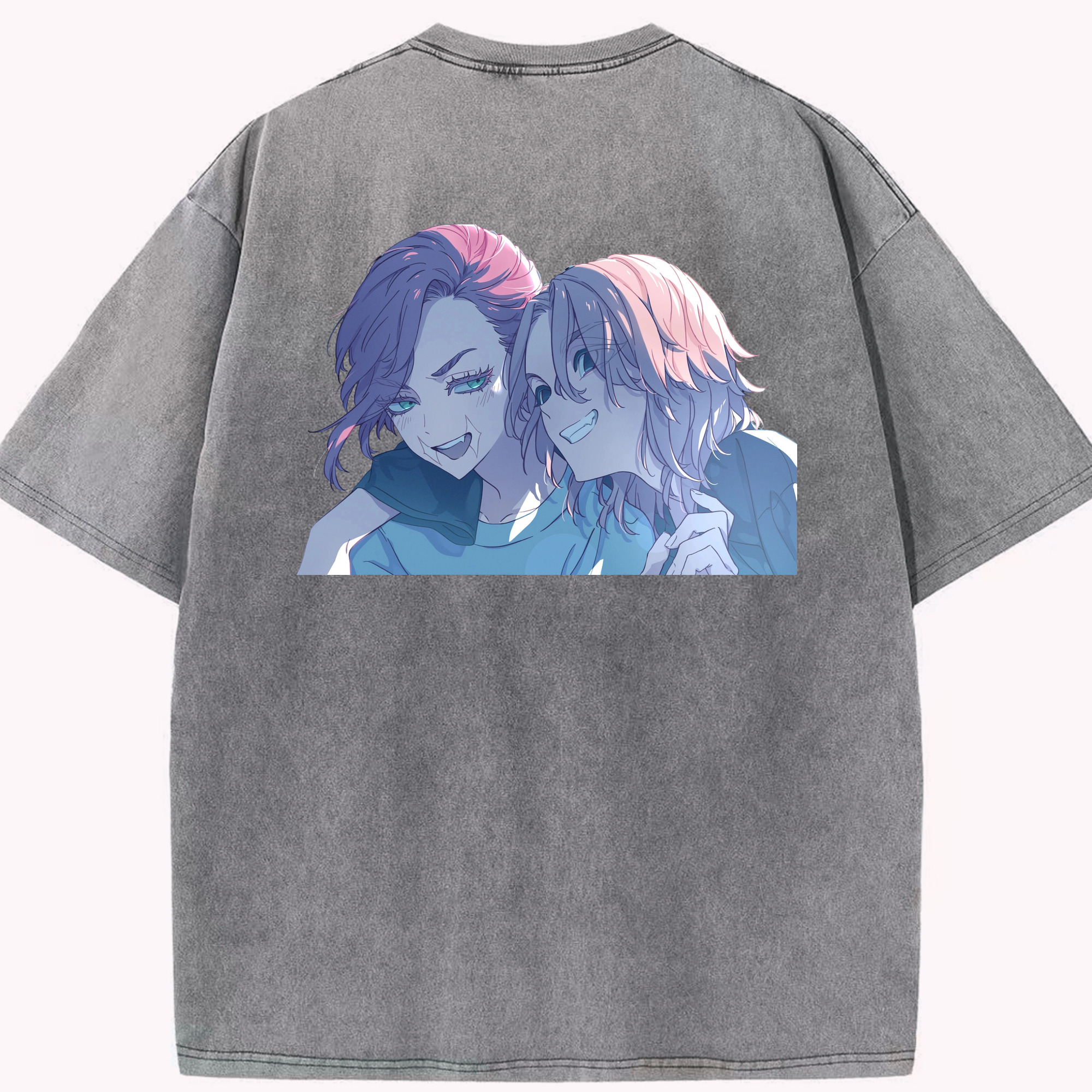 （画像用） 東京リベンジャーズ Tokyo Revengers 綿100% ヴィンテージ風 半袖Tシャツ（背面プリント）