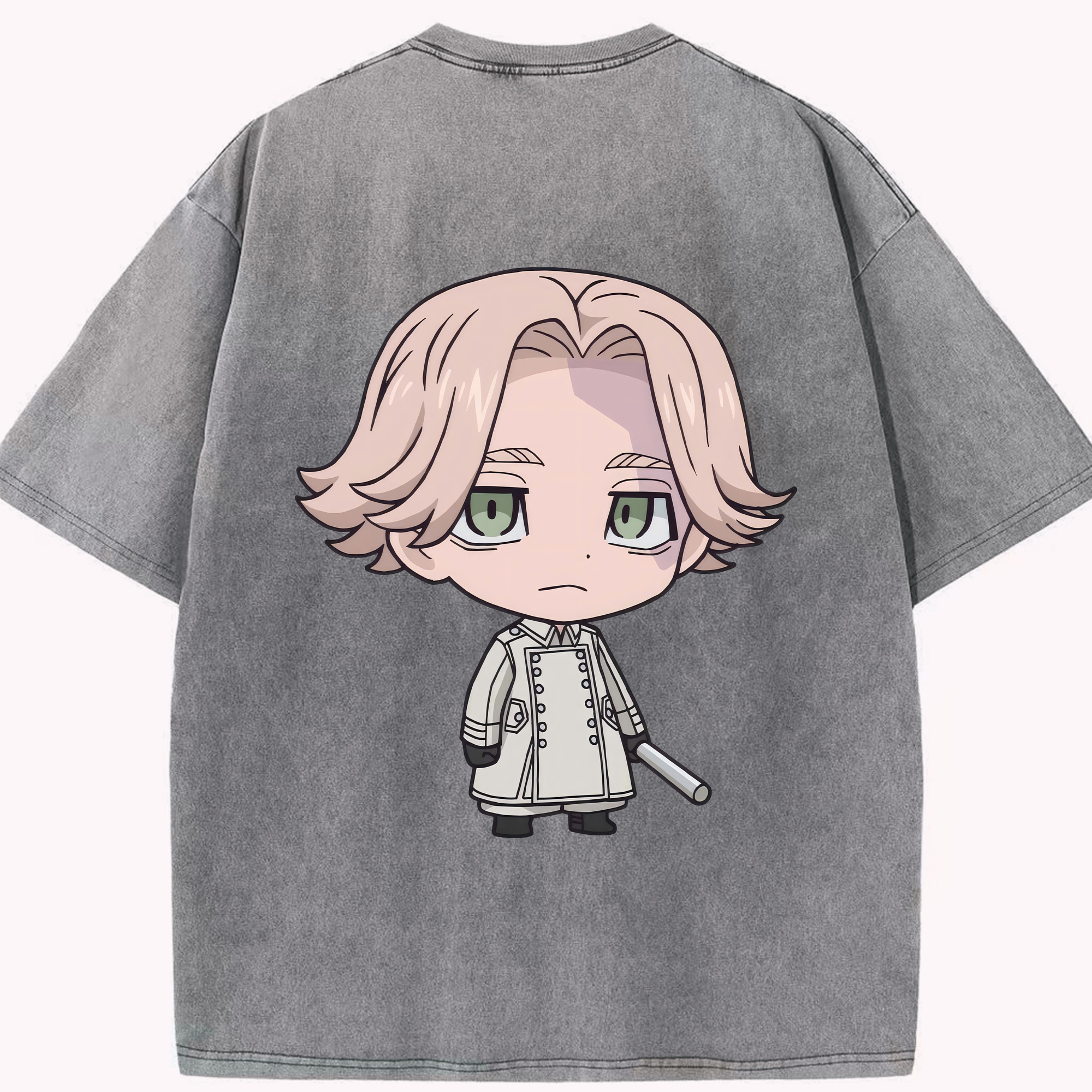 （画像用） 東京リベンジャーズ Tokyo Revengers 綿100% ヴィンテージ風 半袖Tシャツ（背面プリント）