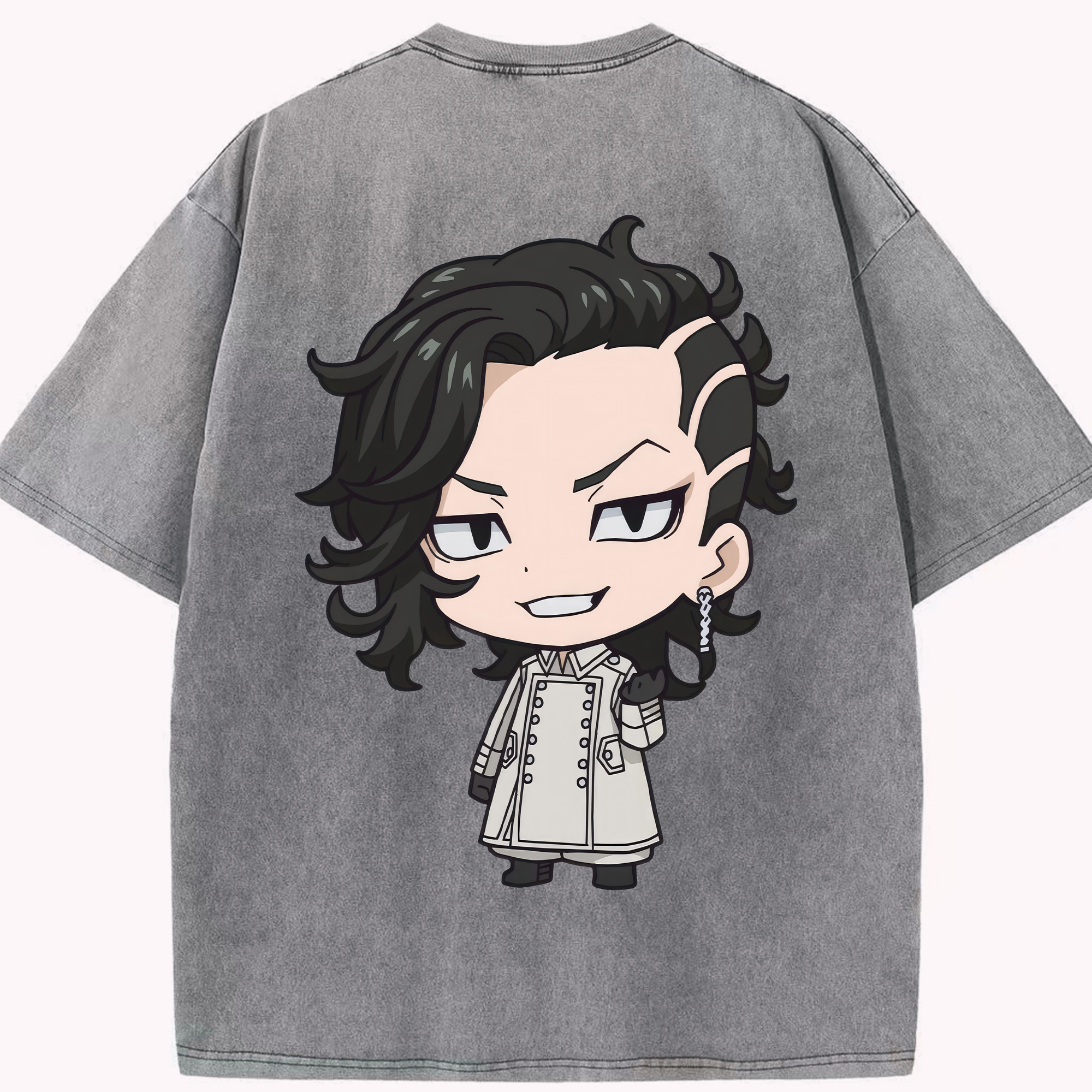 （画像用） 東京リベンジャーズ Tokyo Revengers 綿100% ヴィンテージ風 半袖Tシャツ（背面プリント）