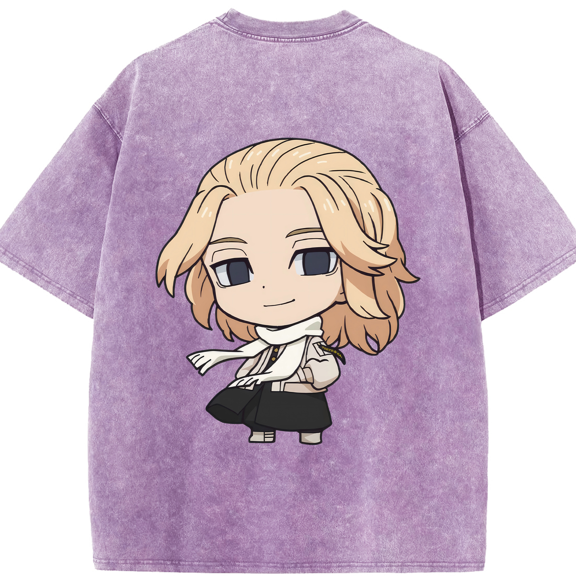 （画像用） 東京リベンジャーズ Tokyo Revengers 綿100% ヴィンテージ風 半袖Tシャツ（背面プリント）