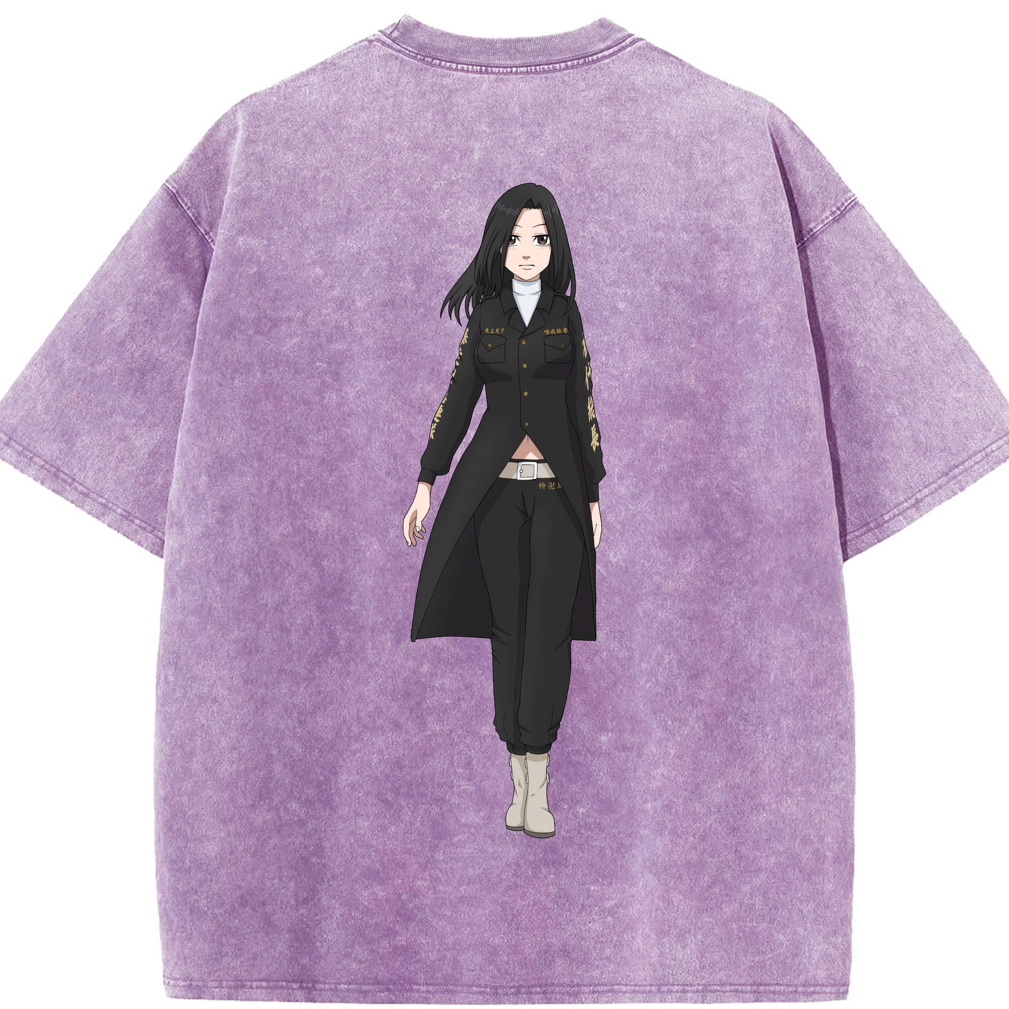 （画像用） 東京リベンジャーズ Tokyo Revengers 綿100% ヴィンテージ風 半袖Tシャツ（背面プリント）
