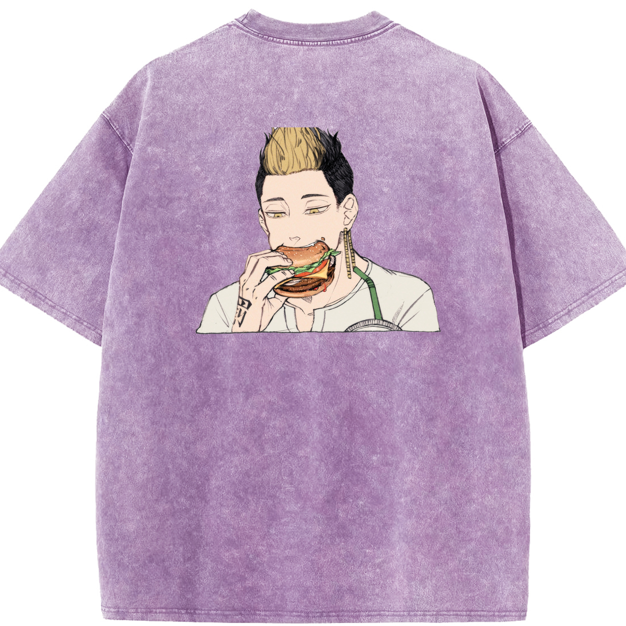 （画像用） 東京リベンジャーズ Tokyo Revengers 綿100% ヴィンテージ風 半袖Tシャツ（背面プリント）
