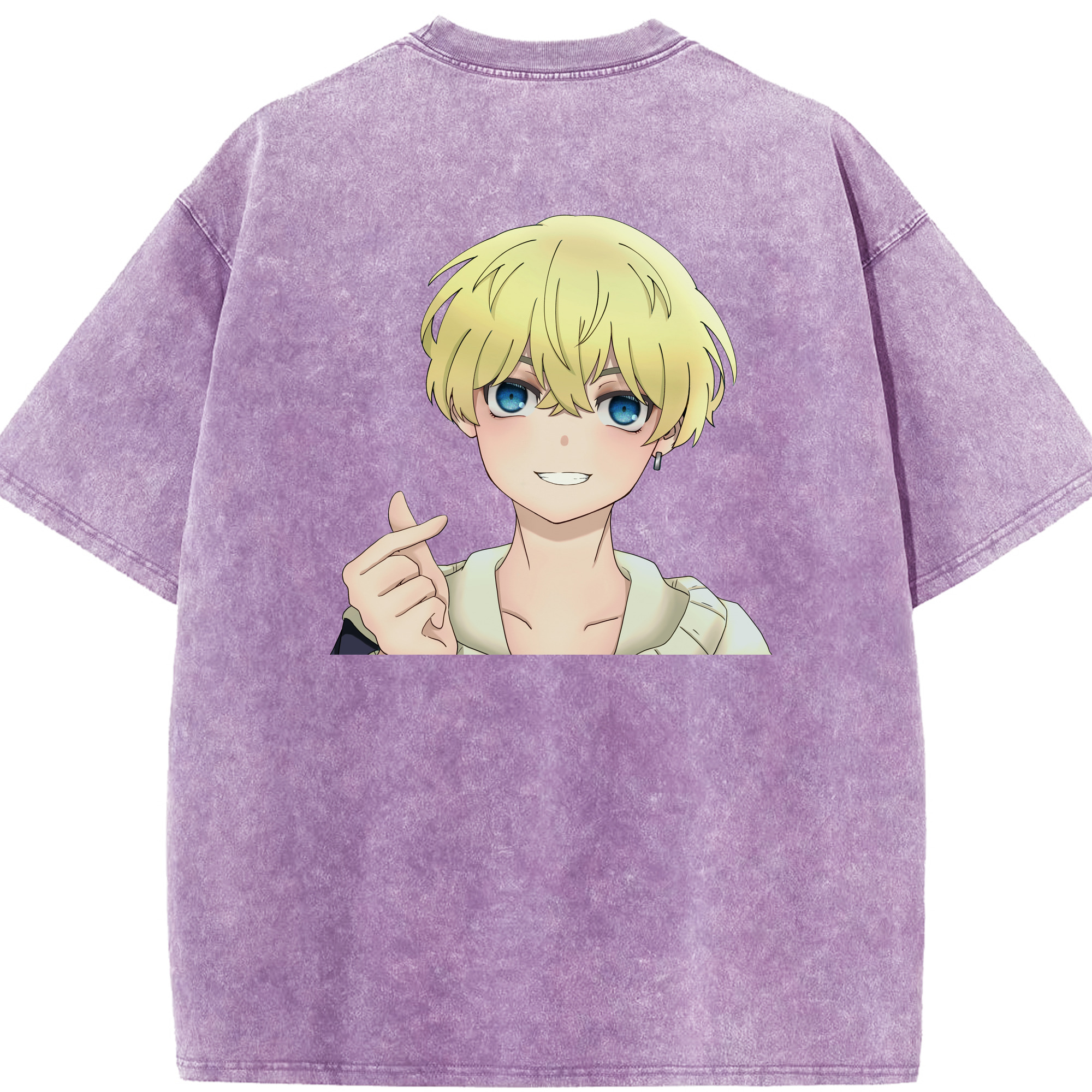 （画像用） 東京リベンジャーズ Tokyo Revengers 綿100% ヴィンテージ風 半袖Tシャツ（背面プリント）