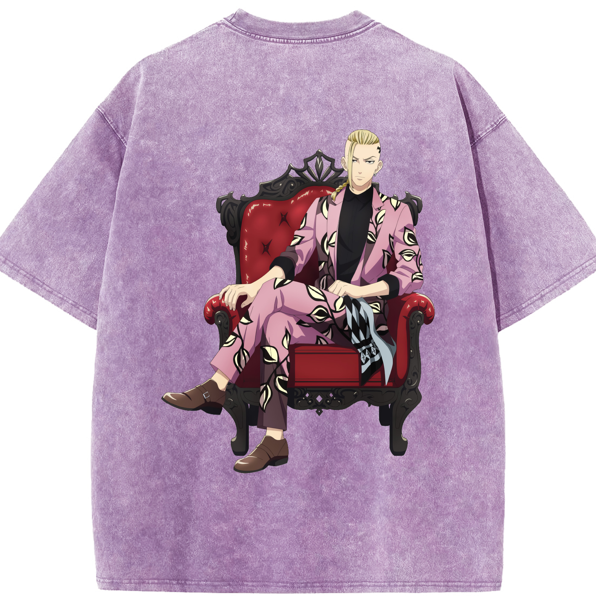 （画像用） 東京リベンジャーズ Tokyo Revengers 綿100% ヴィンテージ風 半袖Tシャツ（背面プリント）