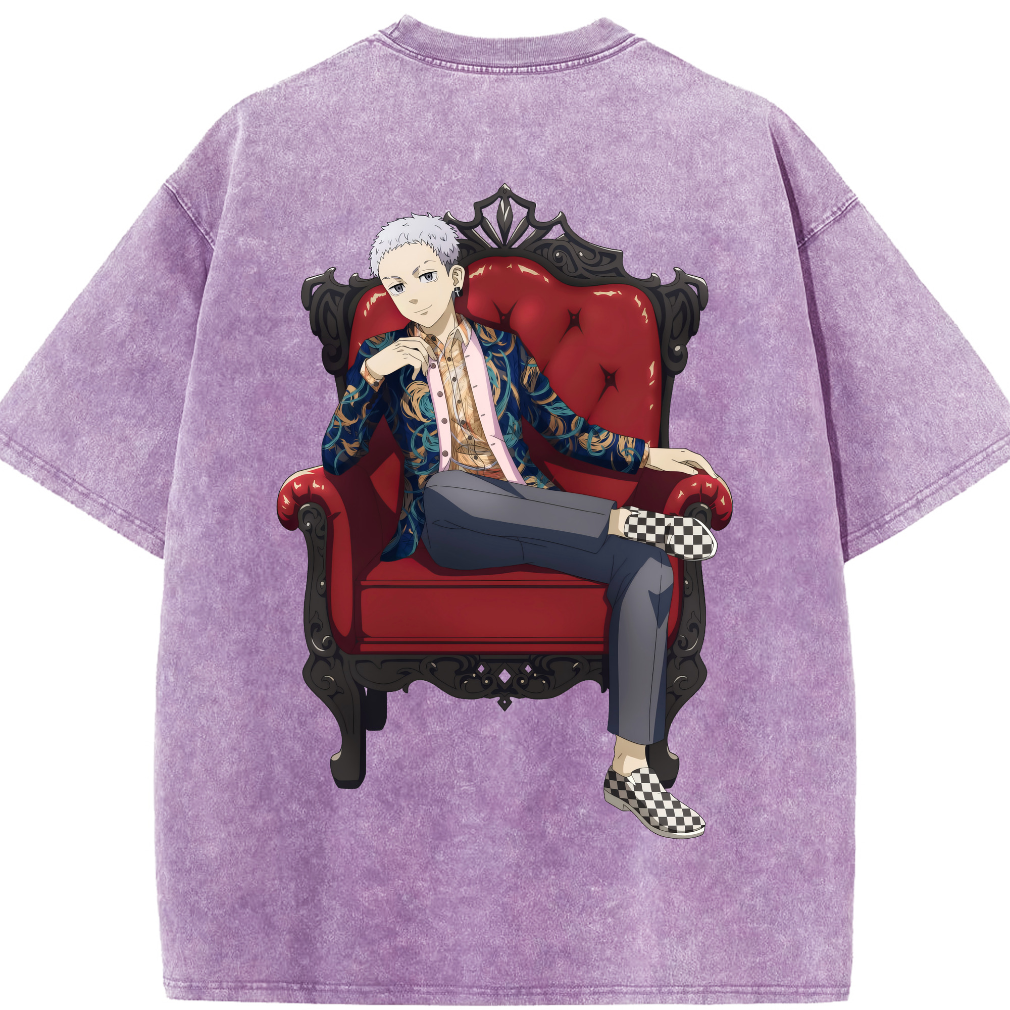 （画像用） 東京リベンジャーズ Tokyo Revengers 綿100% ヴィンテージ風 半袖Tシャツ（背面プリント）