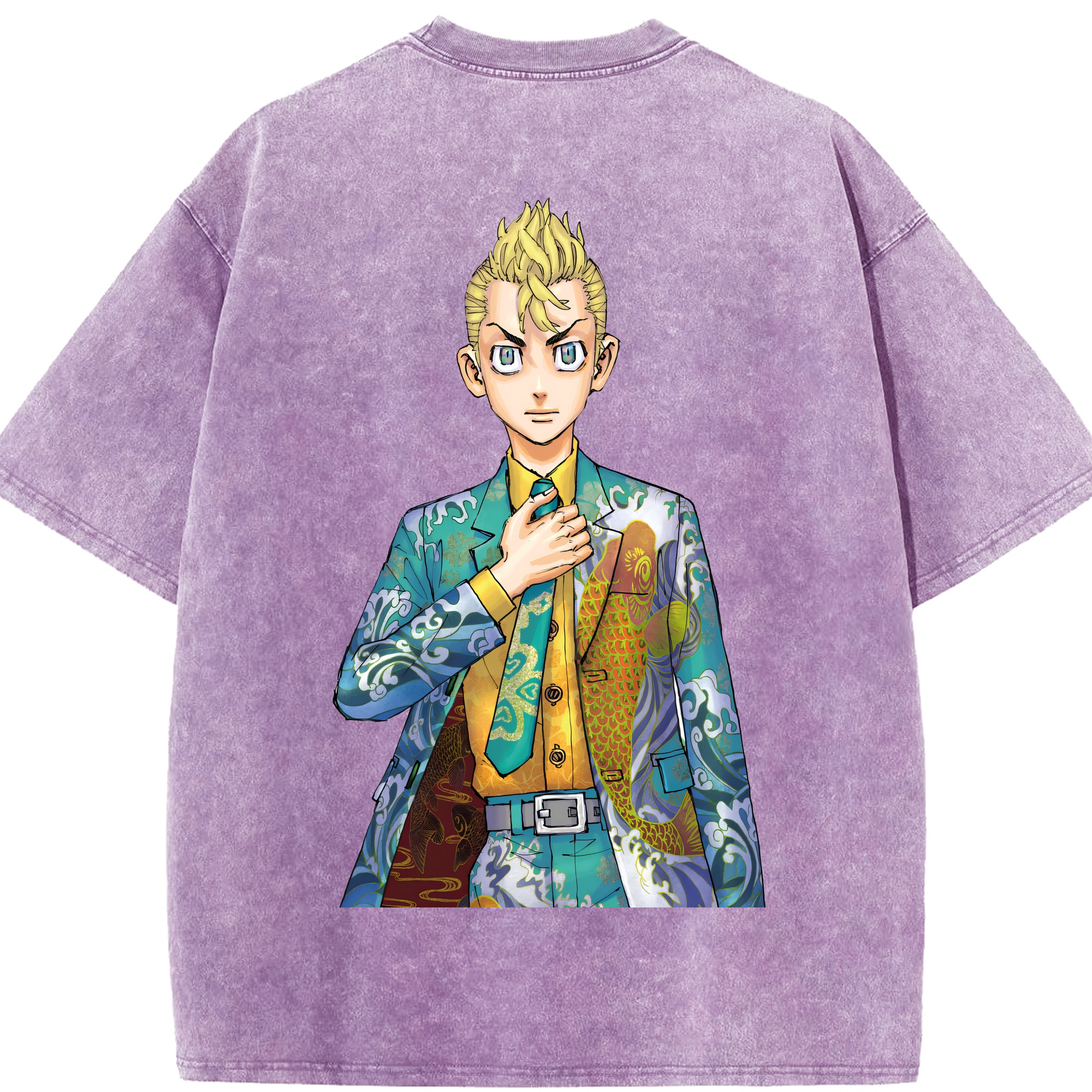 （画像用） 東京リベンジャーズ Tokyo Revengers 綿100% ヴィンテージ風 半袖Tシャツ（背面プリント）