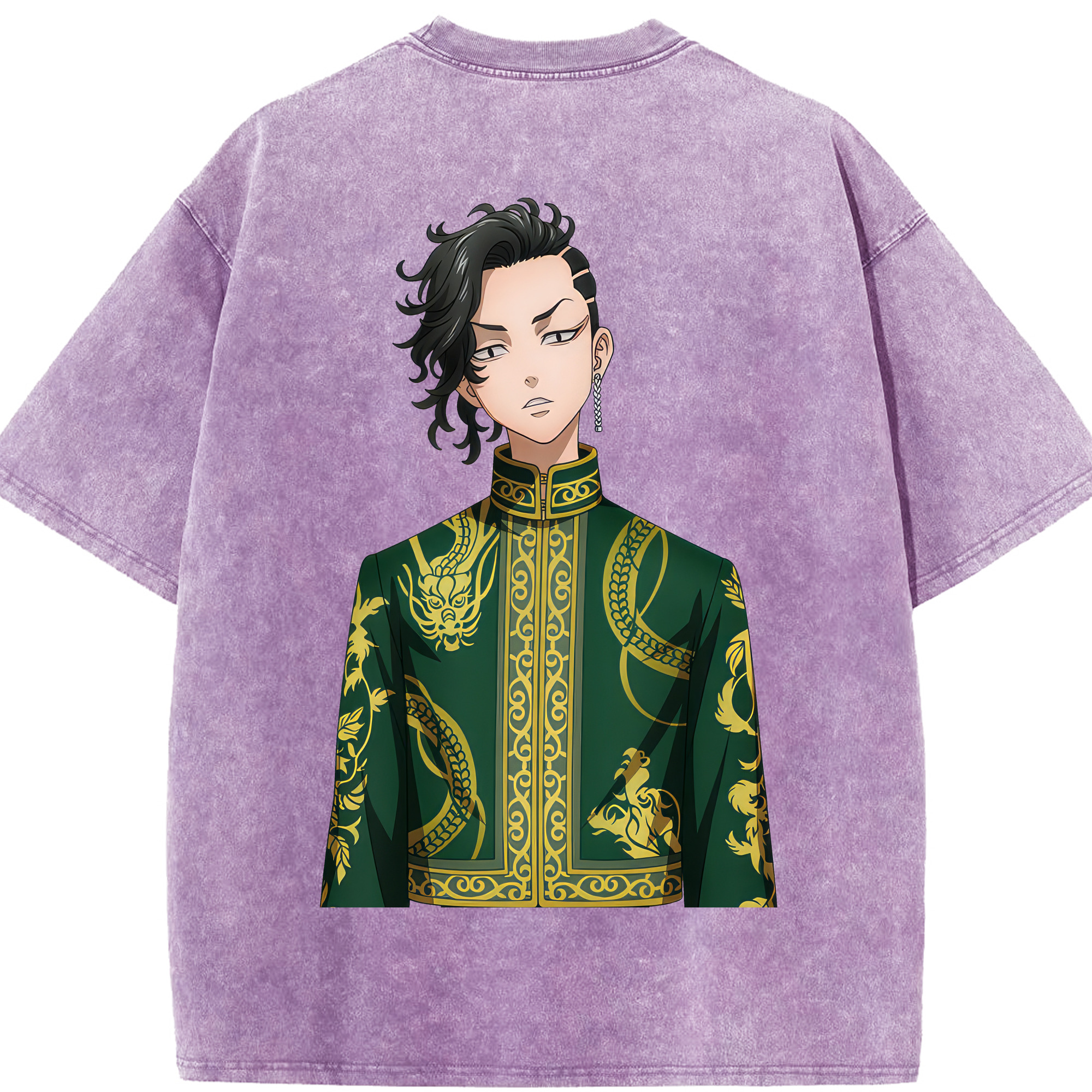 （画像用） 東京リベンジャーズ Tokyo Revengers 綿100% ヴィンテージ風 半袖Tシャツ（背面プリント）