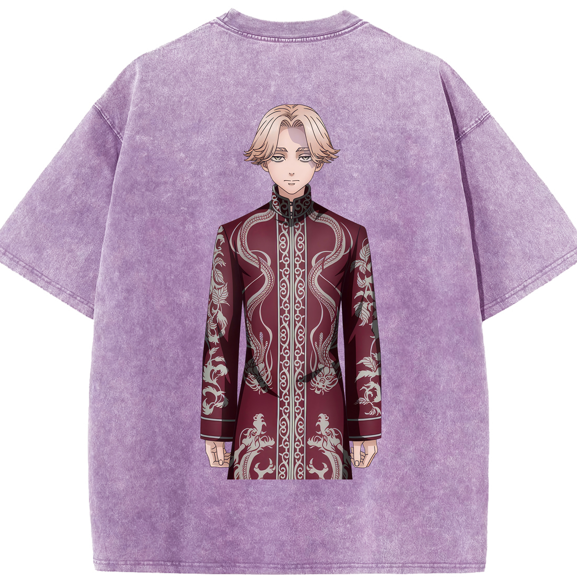 （画像用） 東京リベンジャーズ Tokyo Revengers 綿100% ヴィンテージ風 半袖Tシャツ（背面プリント）