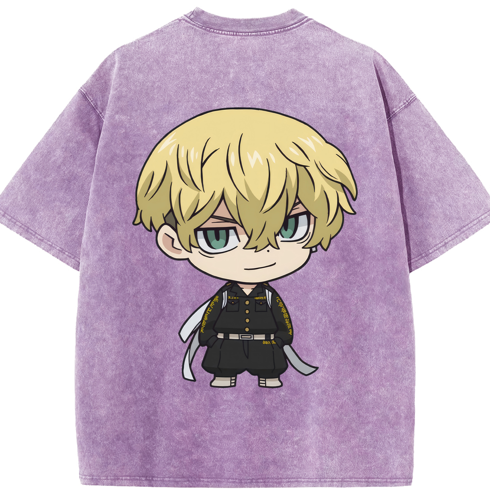 （画像用） 東京リベンジャーズ Tokyo Revengers 綿100% ヴィンテージ風 半袖Tシャツ（背面プリント）
