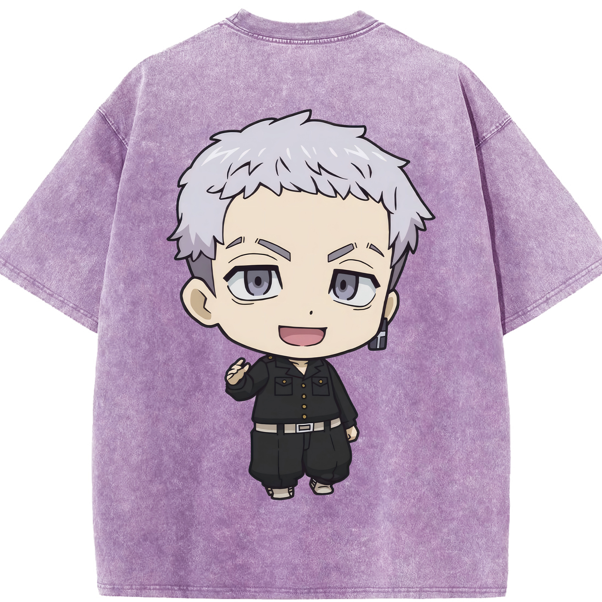 （画像用） 東京リベンジャーズ Tokyo Revengers 綿100% ヴィンテージ風 半袖Tシャツ（背面プリント）