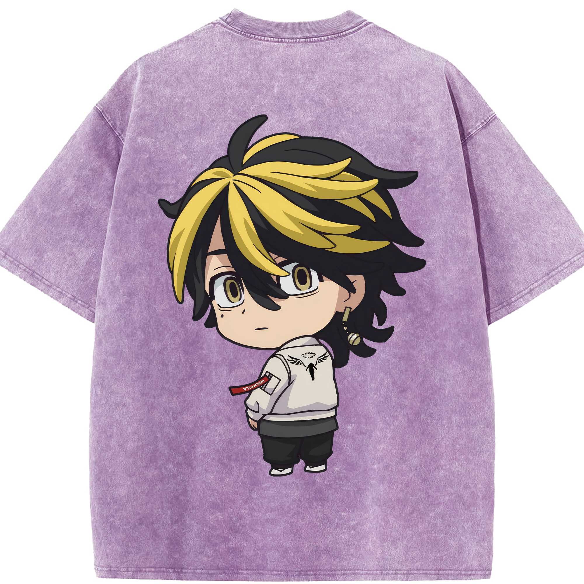 （画像用） 東京リベンジャーズ Tokyo Revengers 綿100% ヴィンテージ風 半袖Tシャツ（背面プリント）