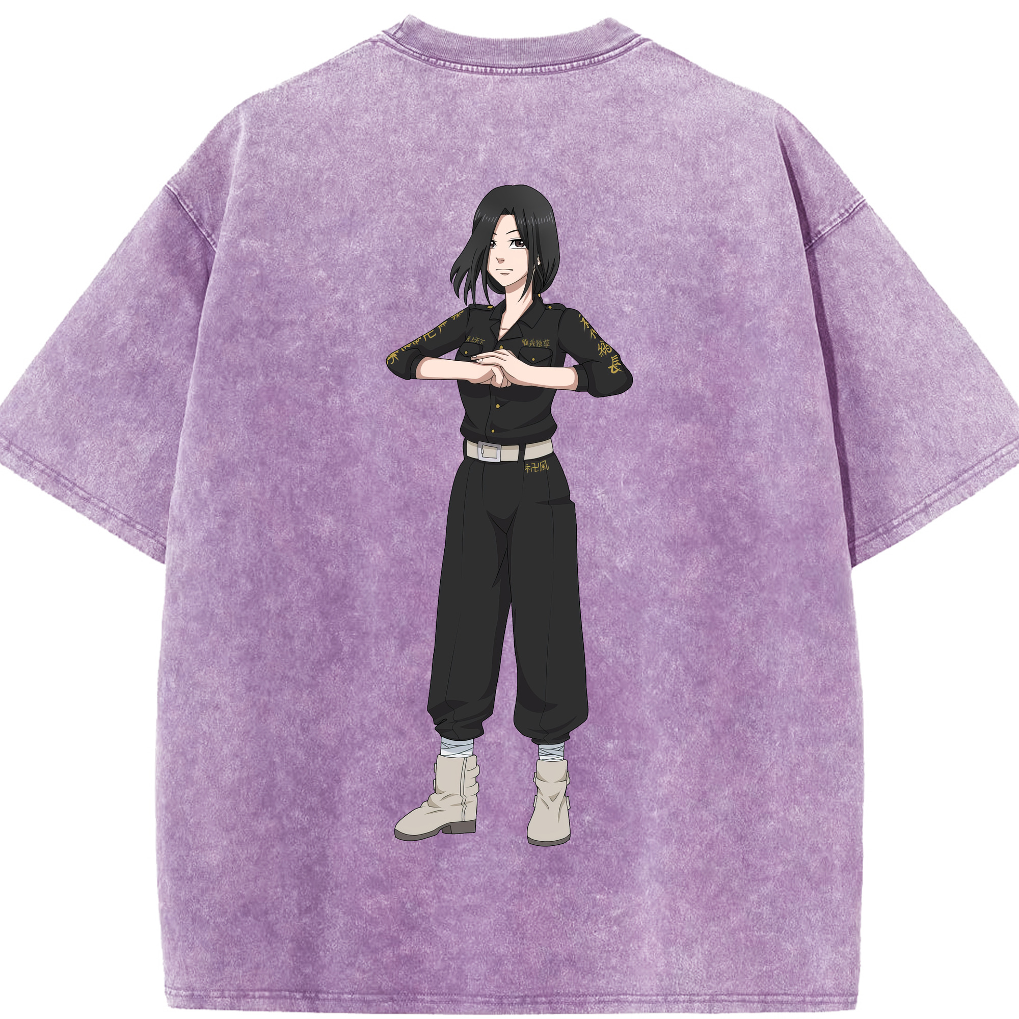 （画像用） 東京リベンジャーズ Tokyo Revengers 綿100% ヴィンテージ風 半袖Tシャツ（背面プリント）