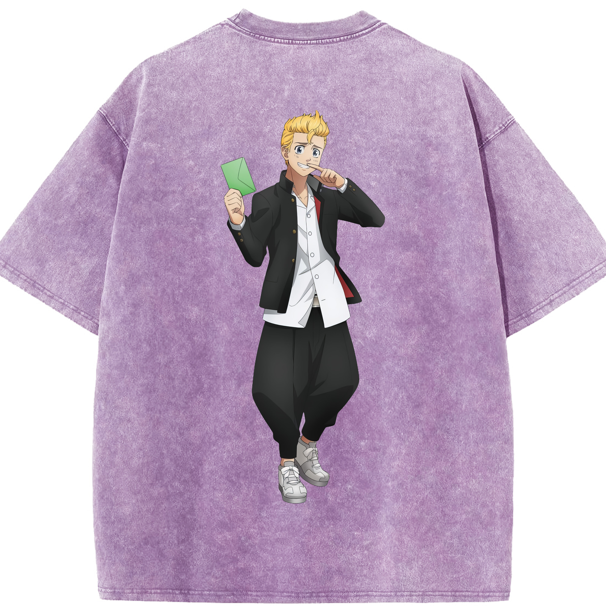 （画像用） 東京リベンジャーズ Tokyo Revengers 綿100% ヴィンテージ風 半袖Tシャツ（背面プリント）