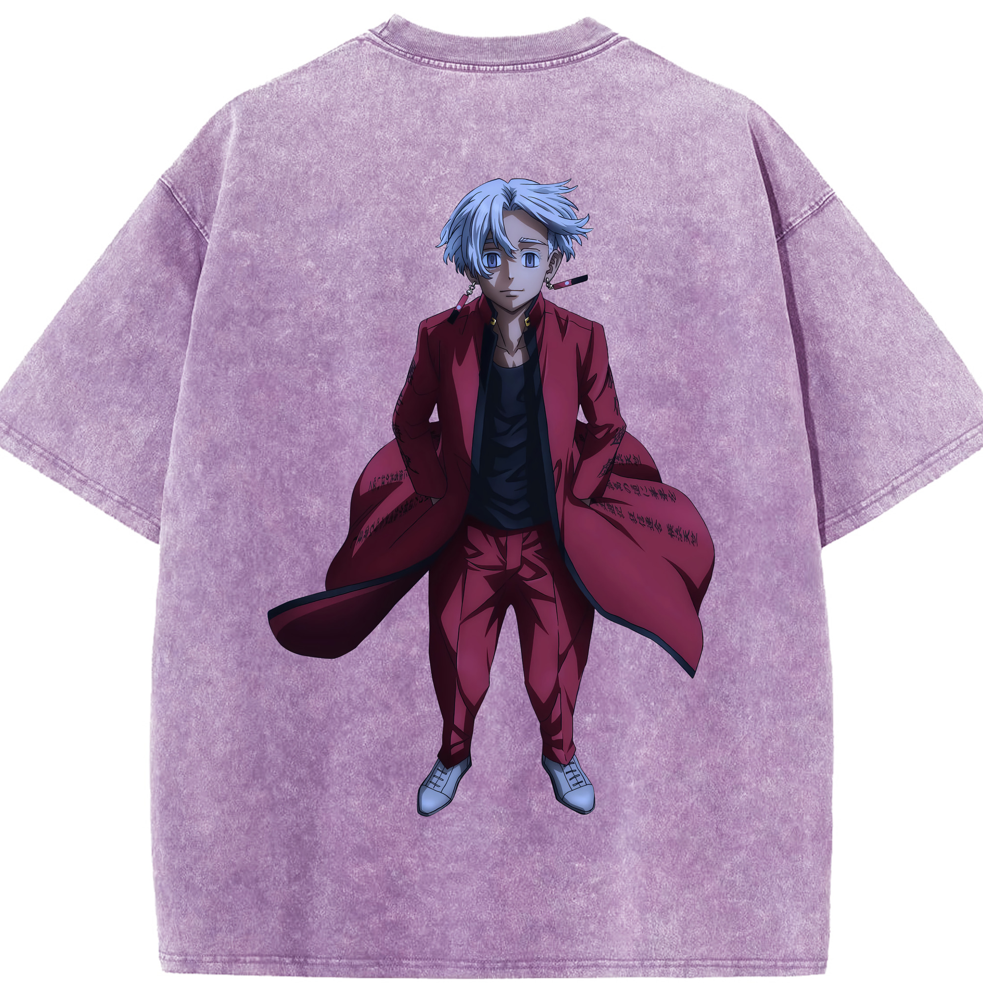 （画像用） 東京リベンジャーズ Tokyo Revengers 綿100% ヴィンテージ風 半袖Tシャツ（背面プリント）