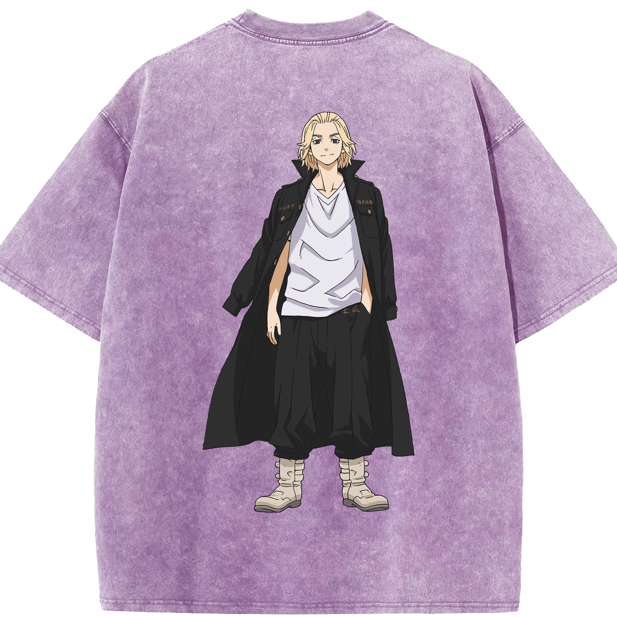 （画像用） 東京リベンジャーズ Tokyo Revengers 綿100% ヴィンテージ風 半袖Tシャツ（背面プリント）