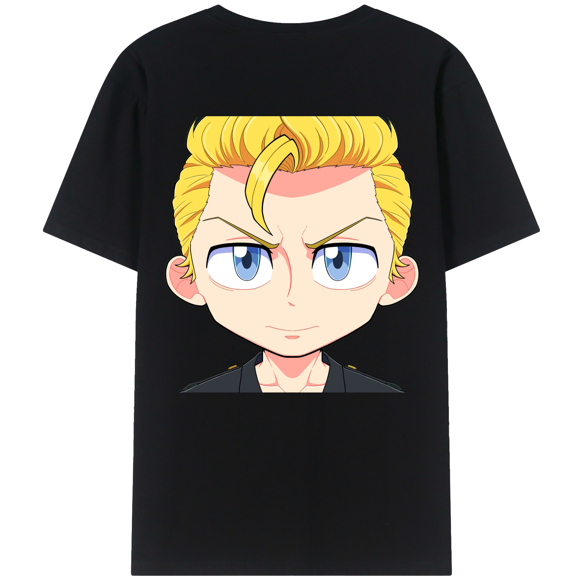 （画像用） 東京リベンジャーズ Tokyo Revengers 綿100％ メンズ半袖Tシャツ（バックプリント） 通気性