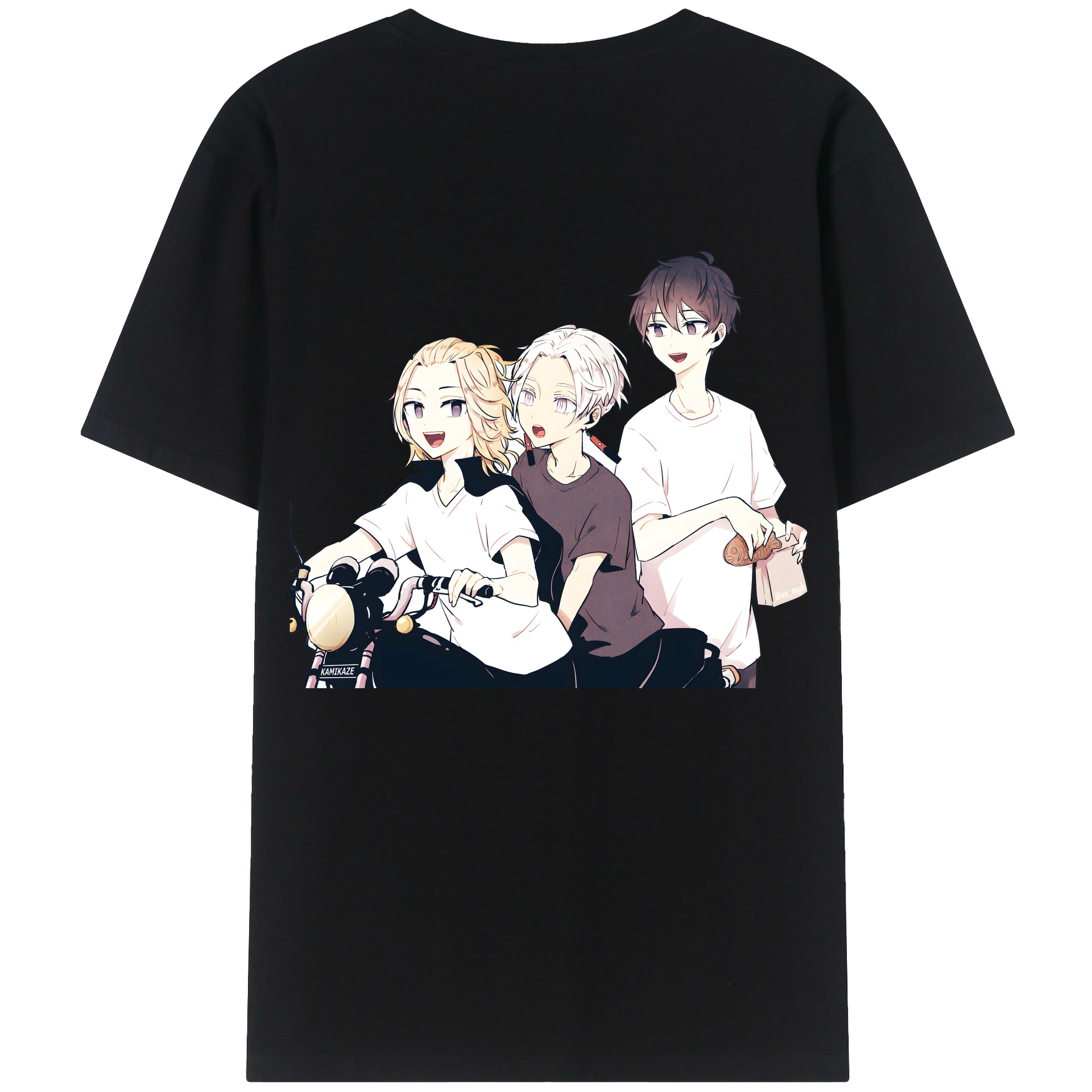 （画像用） 東京リベンジャーズ Tokyo Revengers 綿100％ メンズ半袖Tシャツ（バックプリント） 通気性