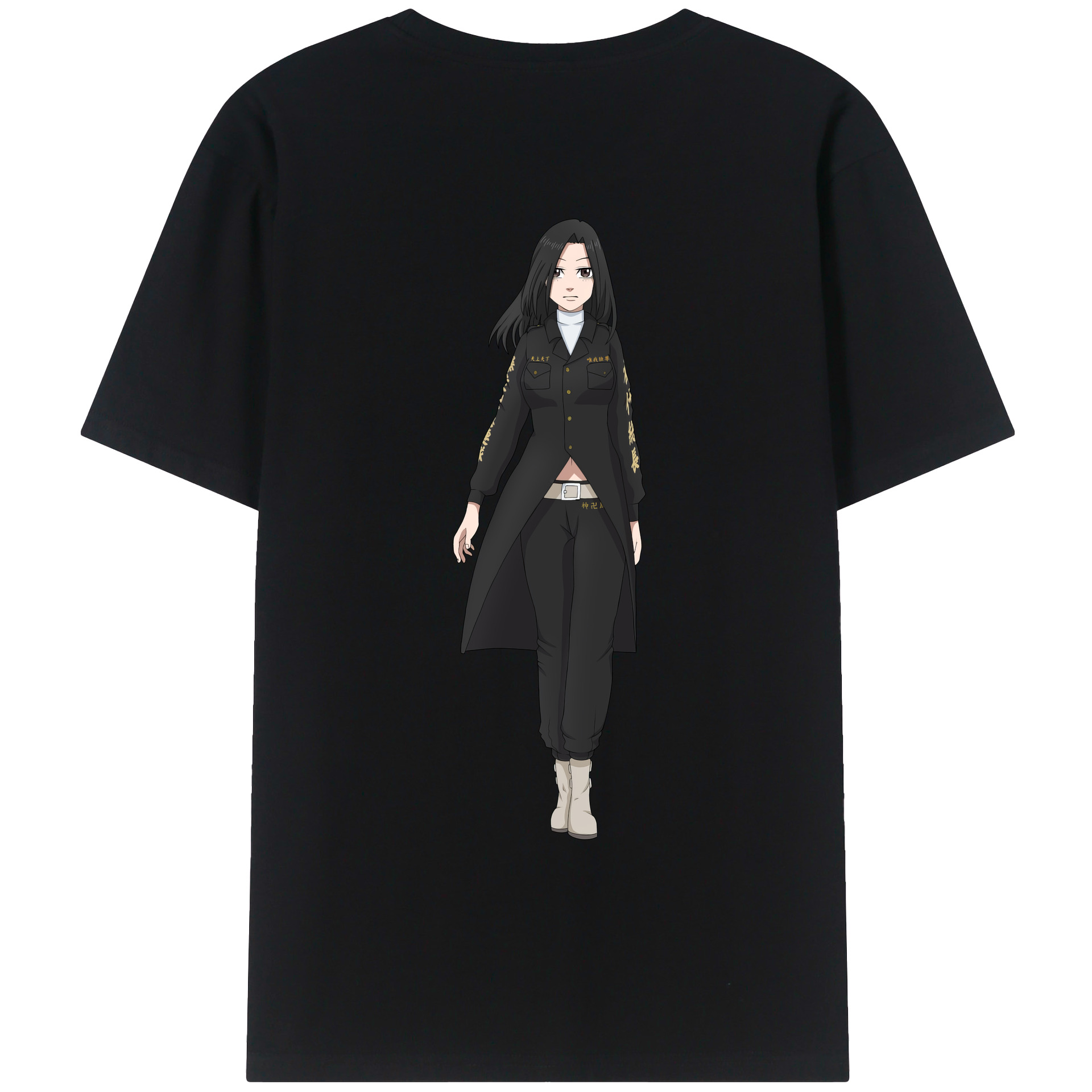 （画像用） 東京リベンジャーズ Tokyo Revengers 綿100％ メンズ半袖Tシャツ（バックプリント） 通気性