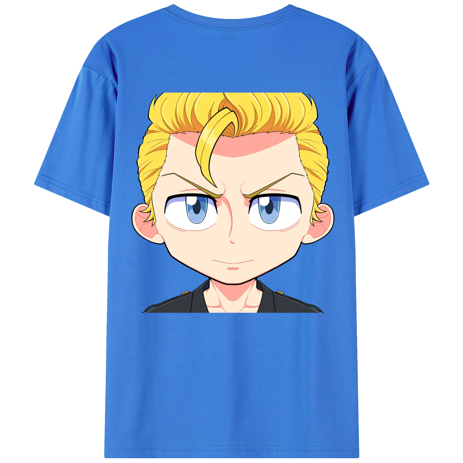 （画像用） 東京リベンジャーズ Tokyo Revengers 綿100％ メンズ半袖Tシャツ（バックプリント） 通気性