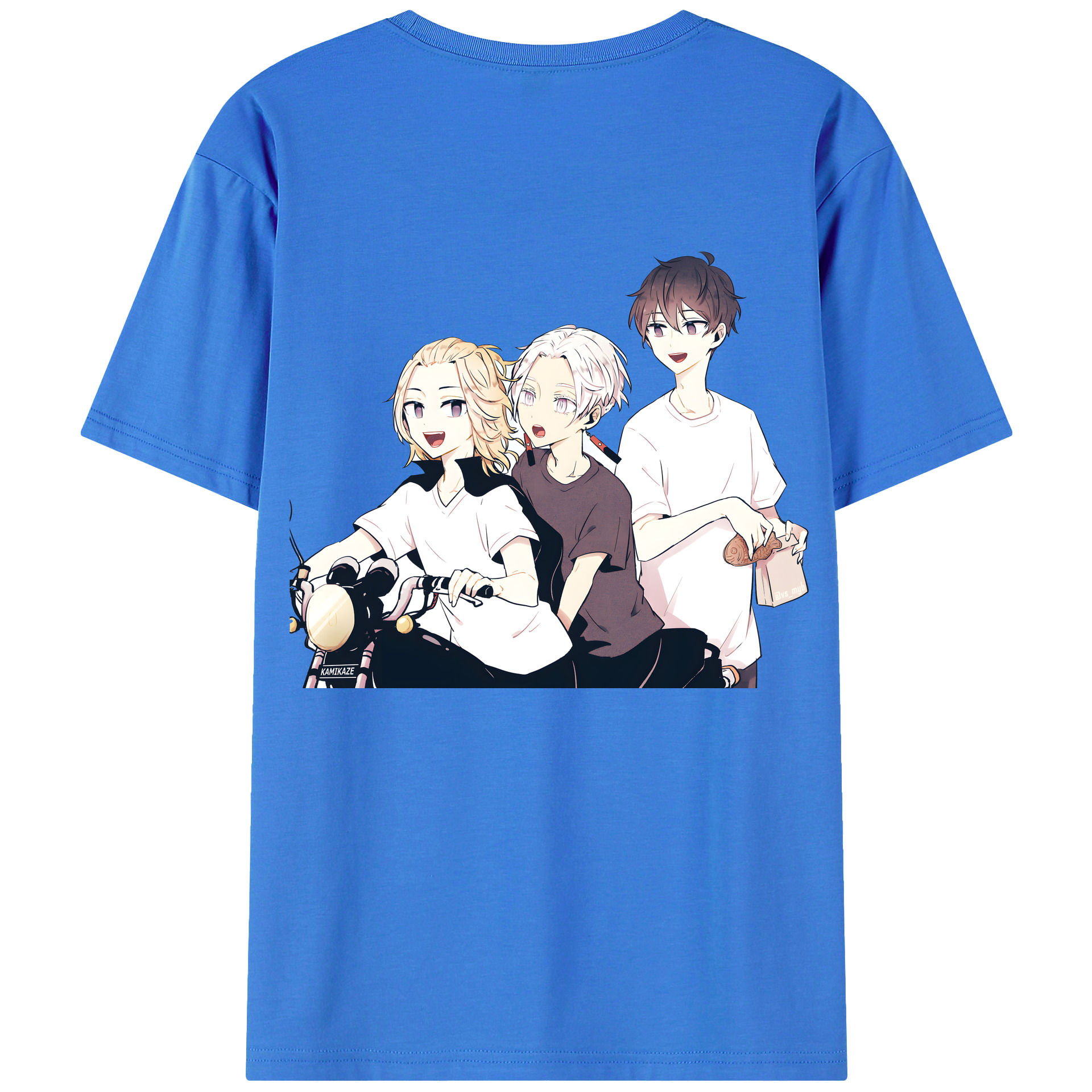 （画像用） 東京リベンジャーズ Tokyo Revengers 綿100％ メンズ半袖Tシャツ（バックプリント） 通気性
