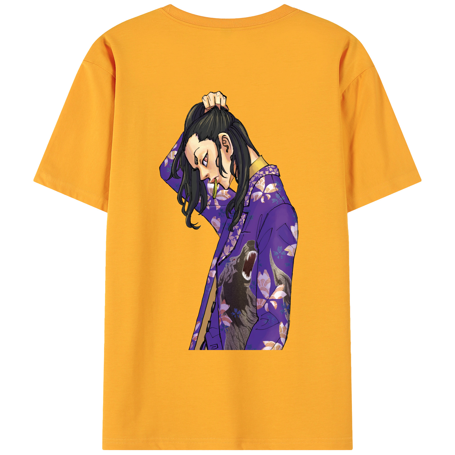 （画像用） 東京リベンジャーズ Tokyo Revengers 綿100％ メンズ半袖Tシャツ（バックプリント） 通気性