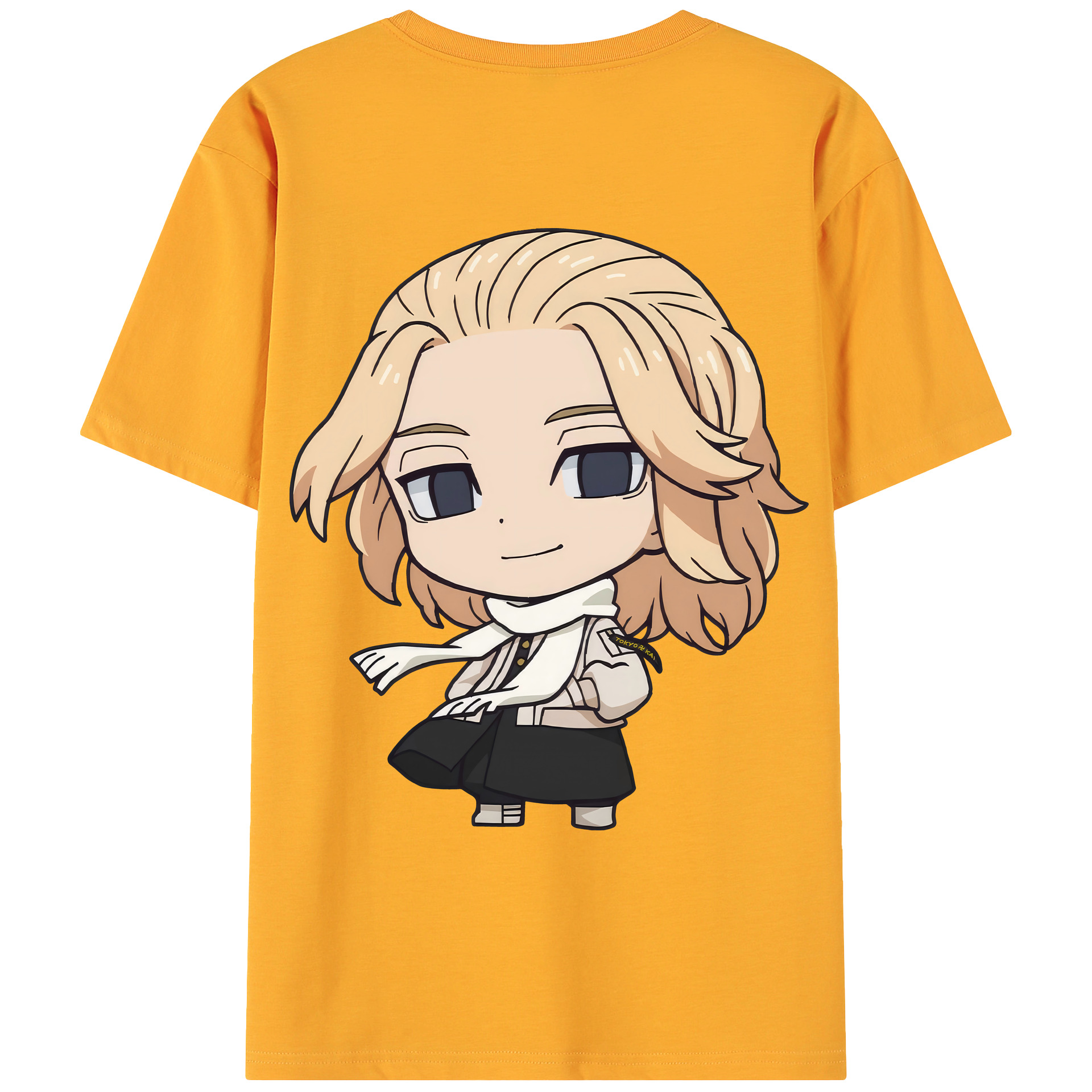 （画像用） 東京リベンジャーズ Tokyo Revengers 綿100％ メンズ半袖Tシャツ（バックプリント） 通気性