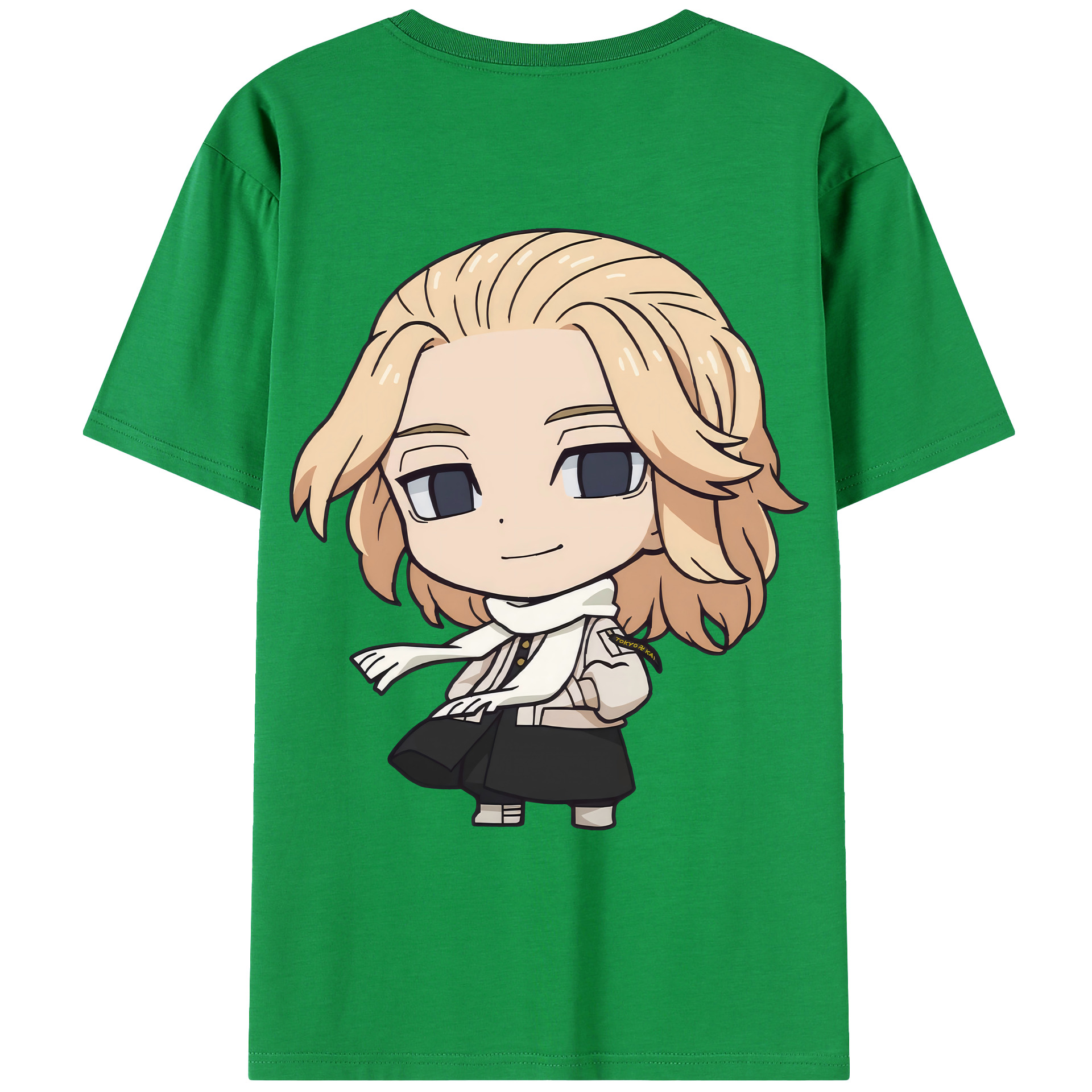 （画像用） 東京リベンジャーズ Tokyo Revengers 綿100％ メンズ半袖Tシャツ（バックプリント） 通気性