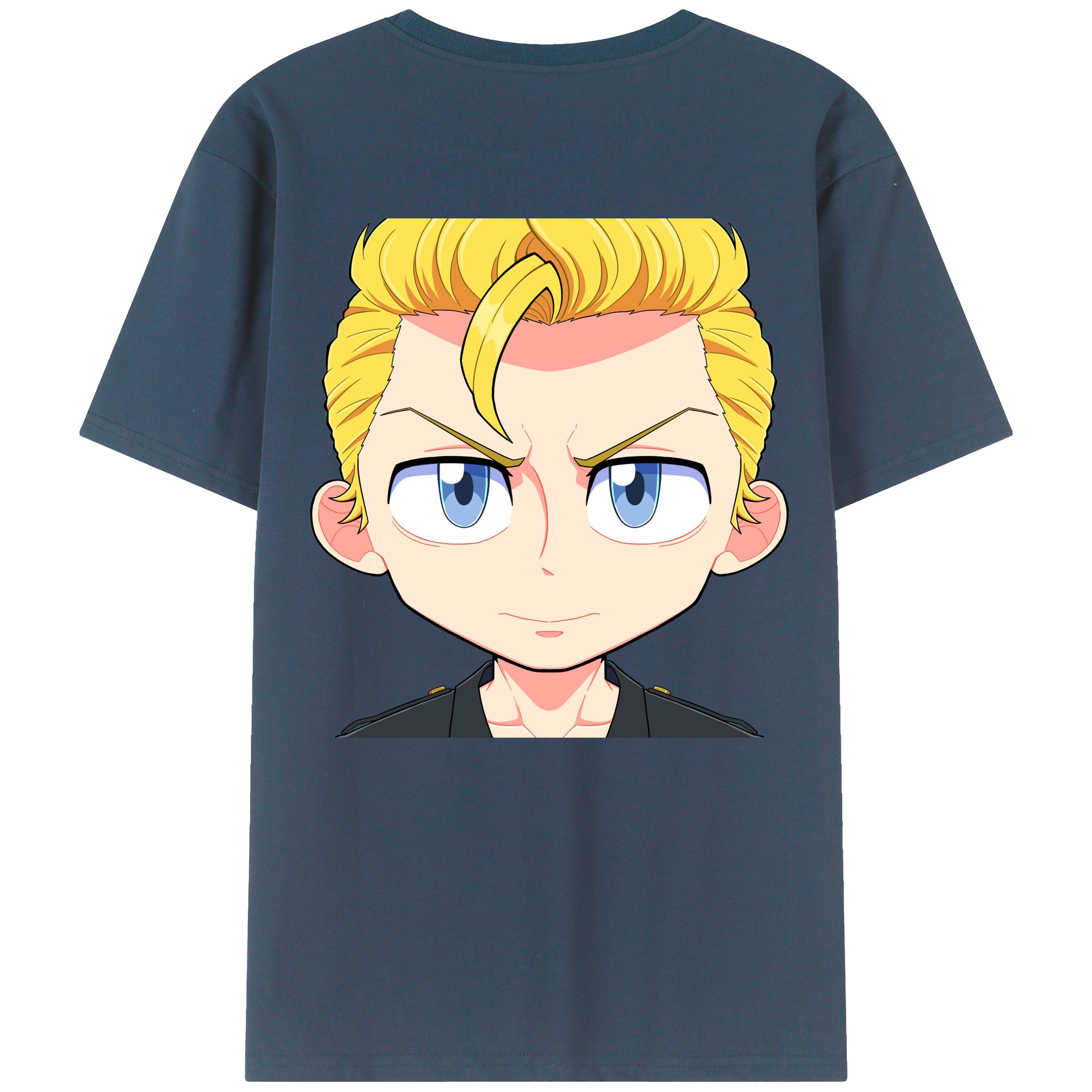 （画像用） 東京リベンジャーズ Tokyo Revengers 綿100％ メンズ半袖Tシャツ（バックプリント） 通気性