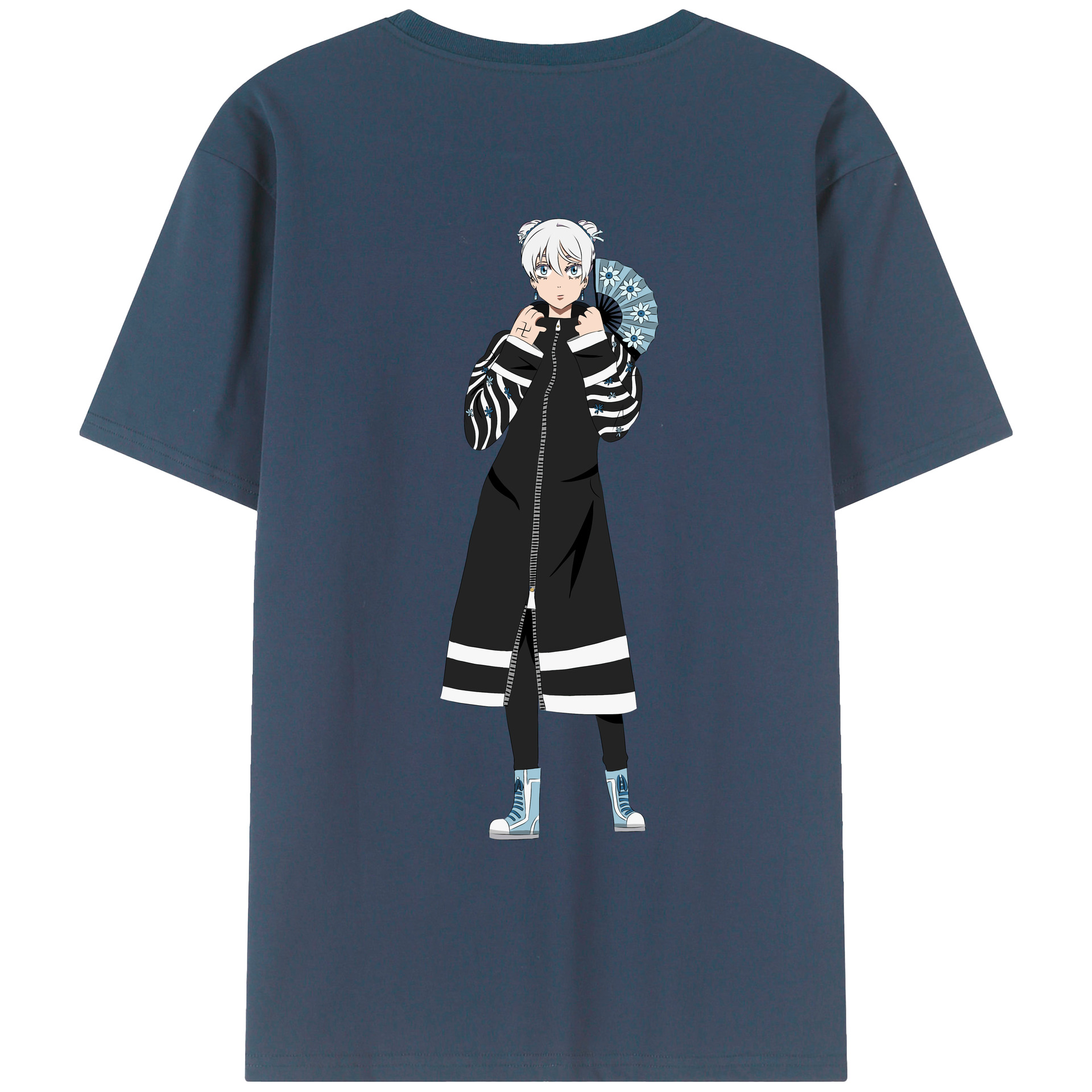 （画像用） 東京リベンジャーズ Tokyo Revengers 綿100％ メンズ半袖Tシャツ（バックプリント） 通気性