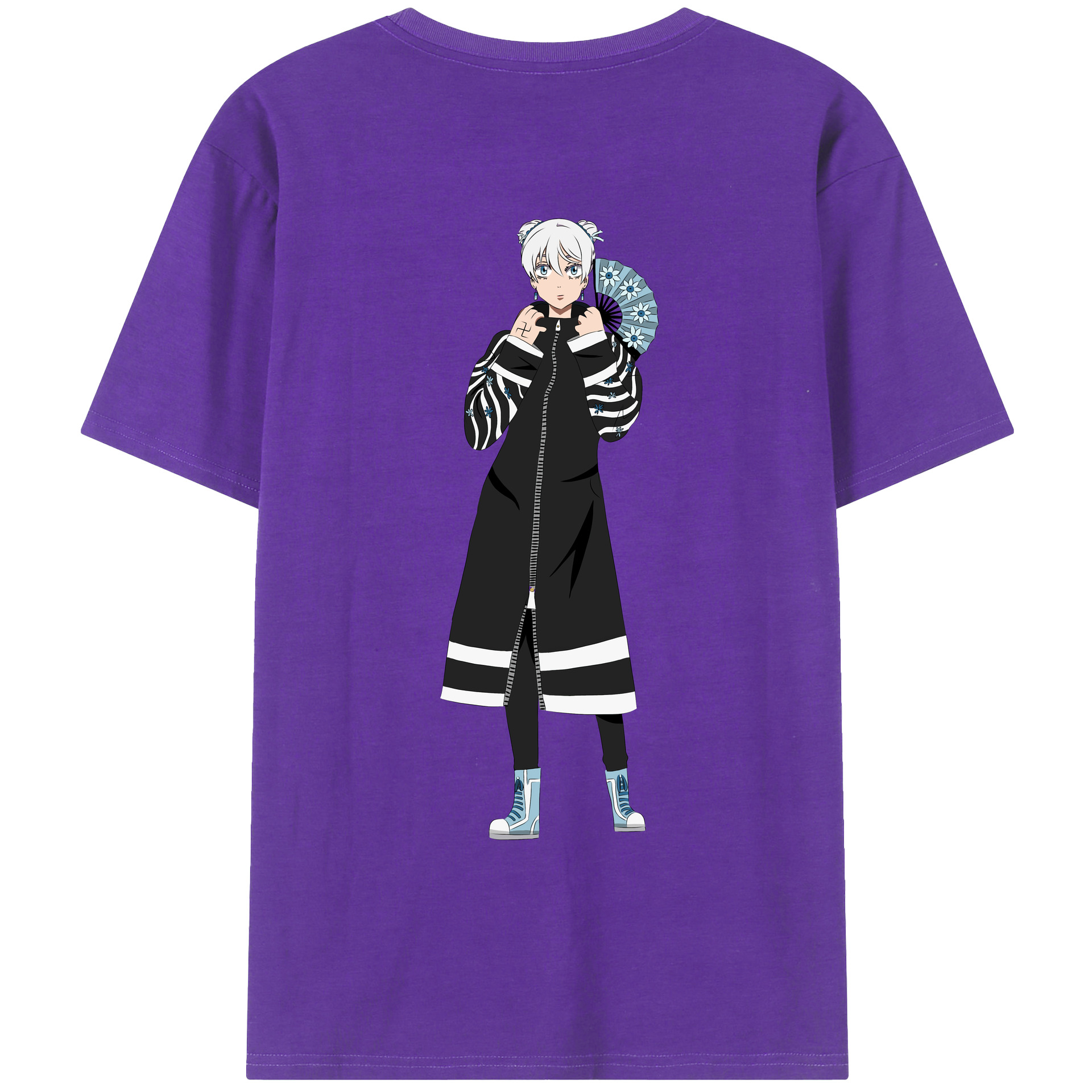 （画像用） 東京リベンジャーズ Tokyo Revengers 綿100％ メンズ半袖Tシャツ（バックプリント） 通気性