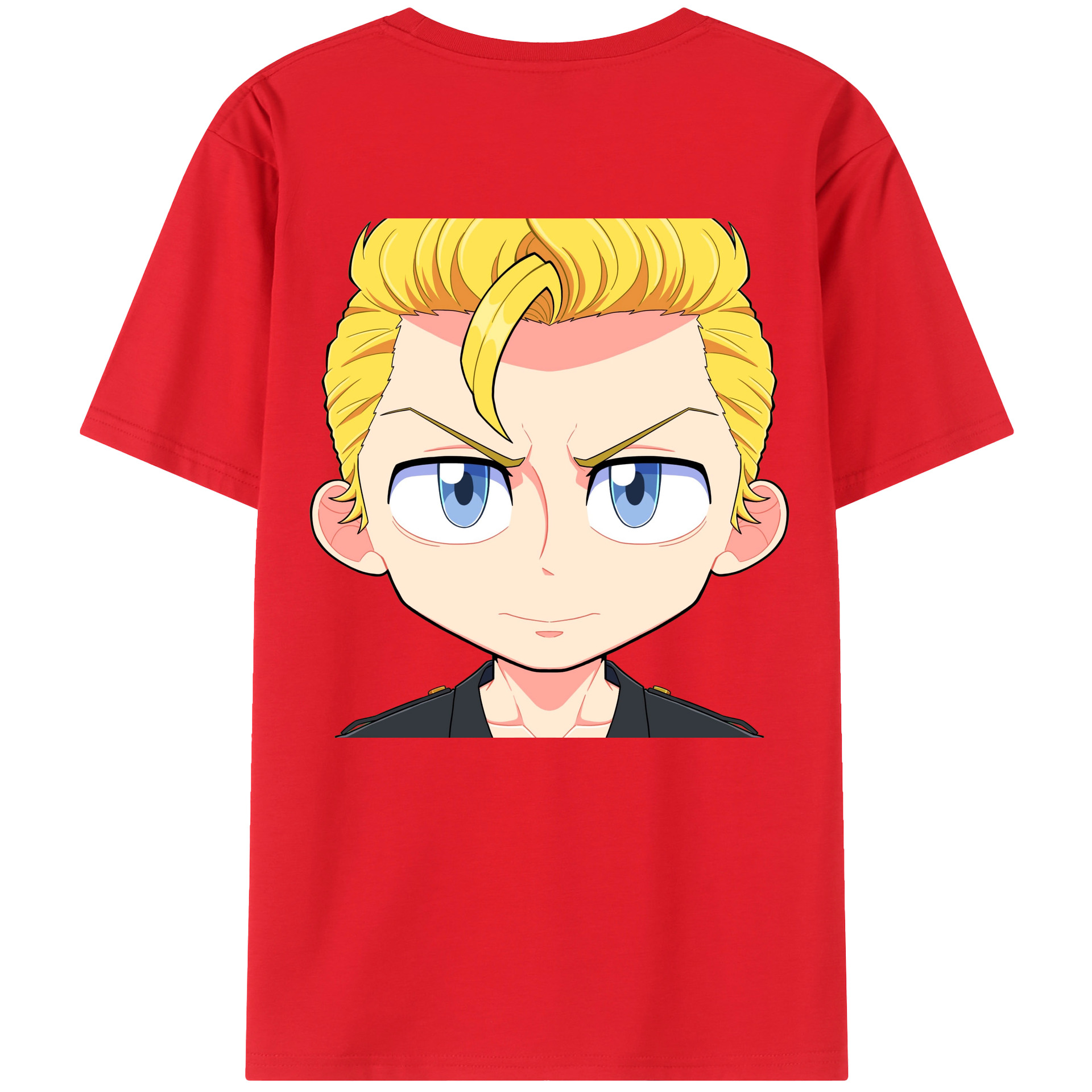 （画像用） 東京リベンジャーズ Tokyo Revengers 綿100％ メンズ半袖Tシャツ（バックプリント） 通気性