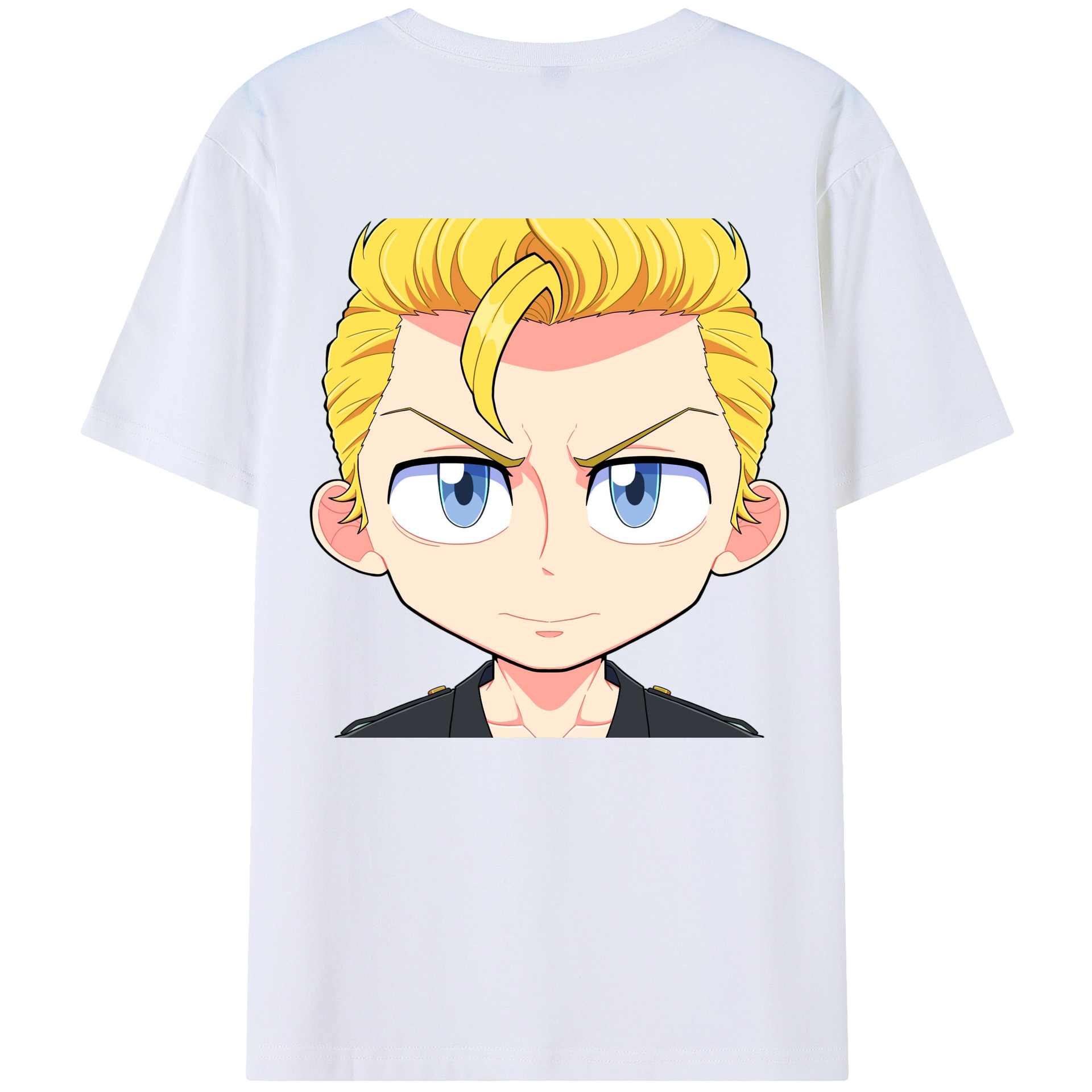 （画像用） 東京リベンジャーズ Tokyo Revengers 綿100％ メンズ半袖Tシャツ（バックプリント） 通気性