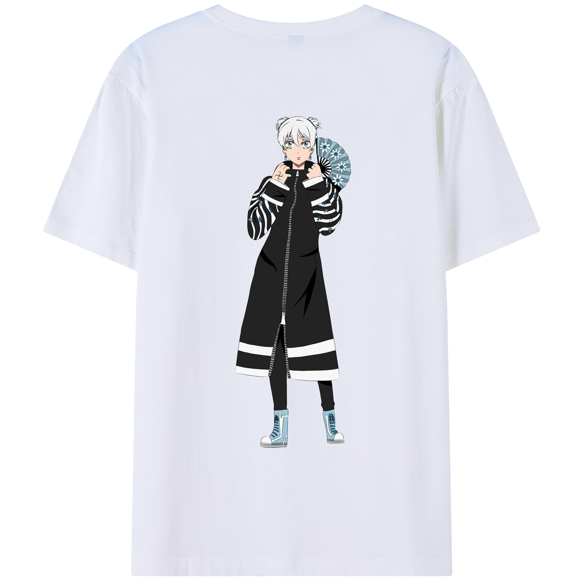 （画像用） 東京リベンジャーズ Tokyo Revengers 綿100％ メンズ半袖Tシャツ（バックプリント） 通気性