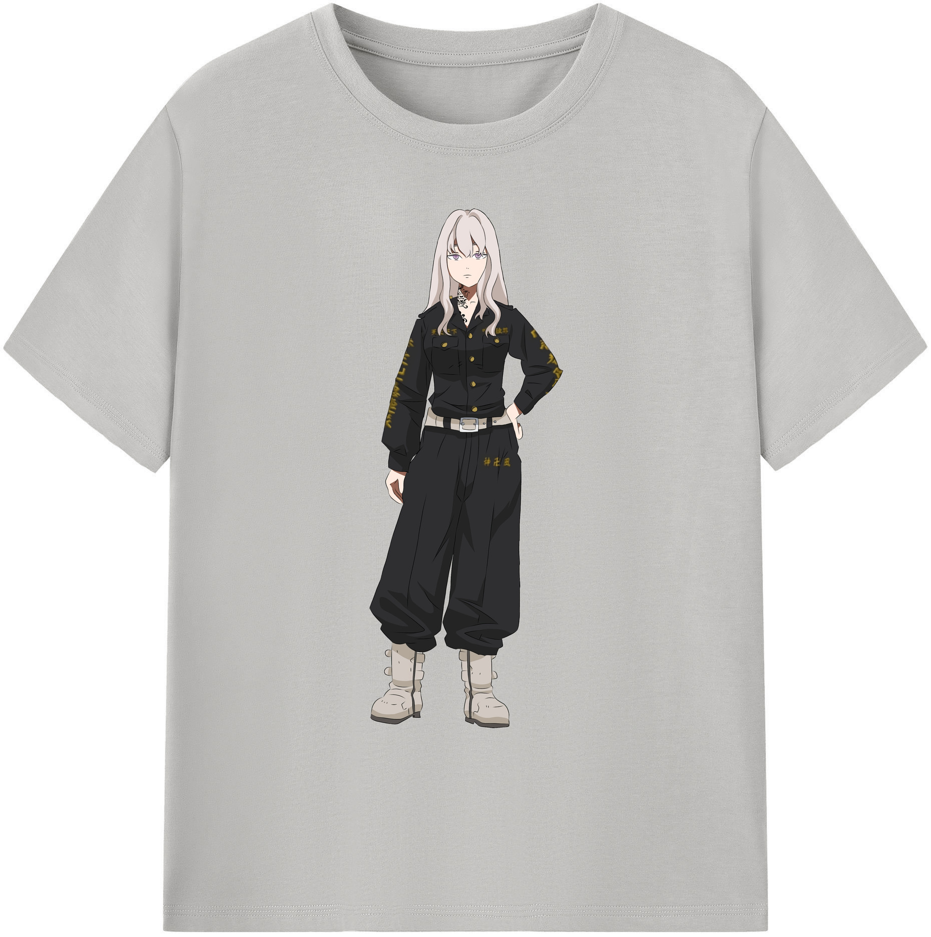 （画像用） 東京リベンジャーズ Tokyo Revengers 綿100％ メンズ半袖Tシャツ｜肌触りやわらか＆通気性