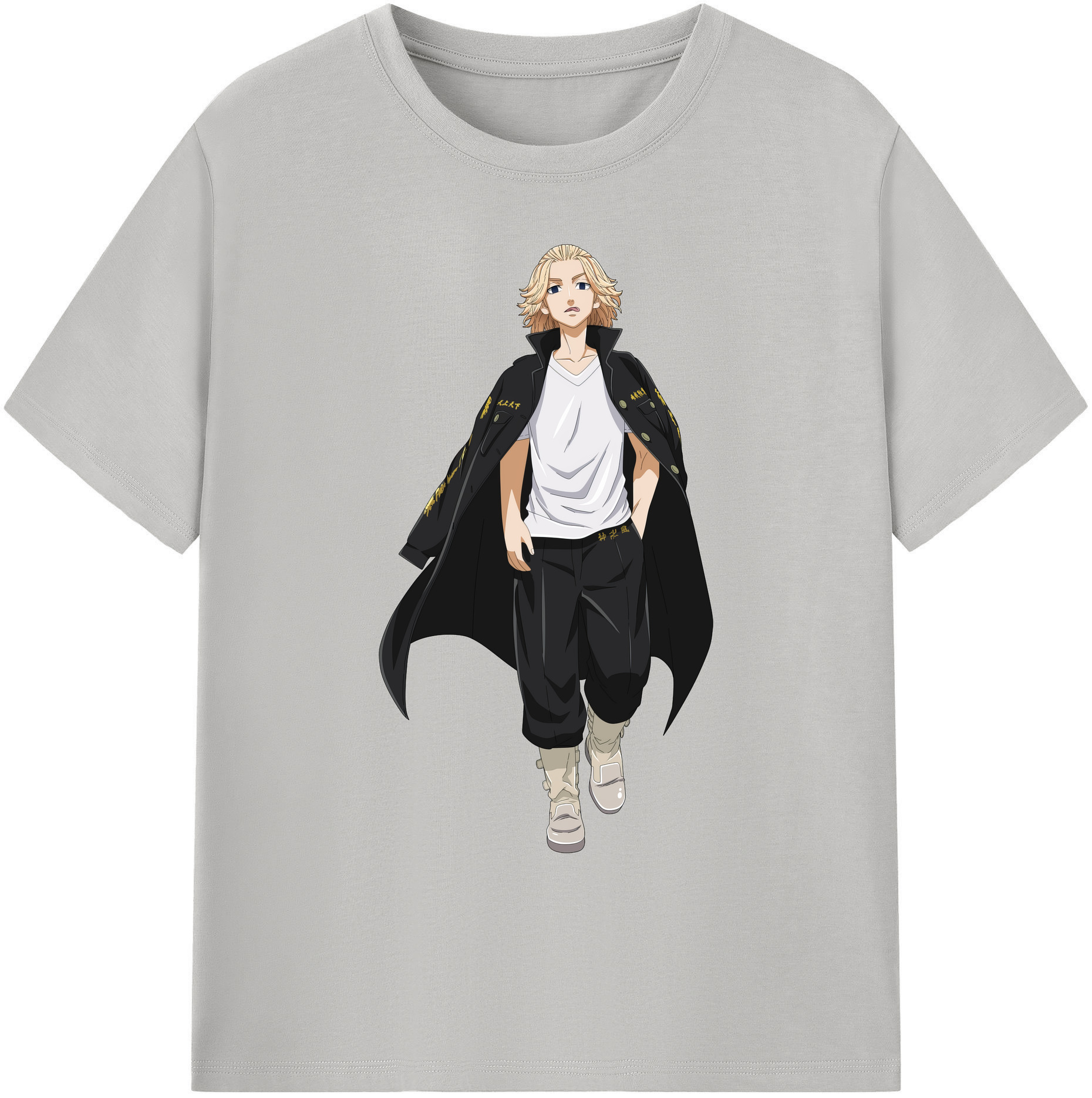 （画像用） 東京リベンジャーズ Tokyo Revengers 綿100％ メンズ半袖Tシャツ｜肌触りやわらか＆通気性