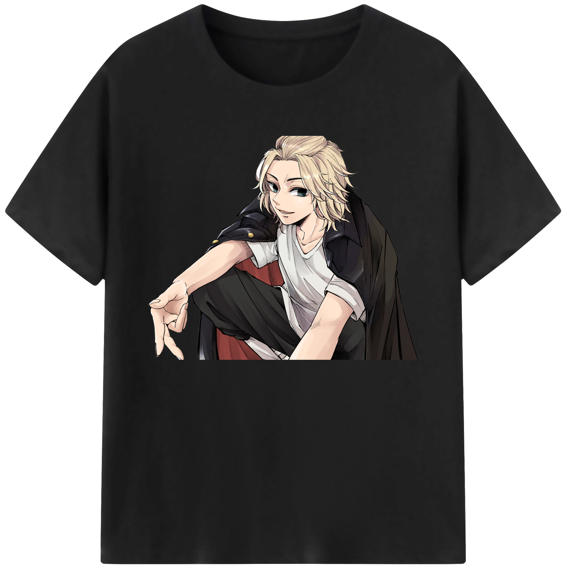 （画像用） 東京リベンジャーズ Tokyo Revengers 綿100％ メンズ半袖Tシャツ｜肌触りやわらか＆通気性