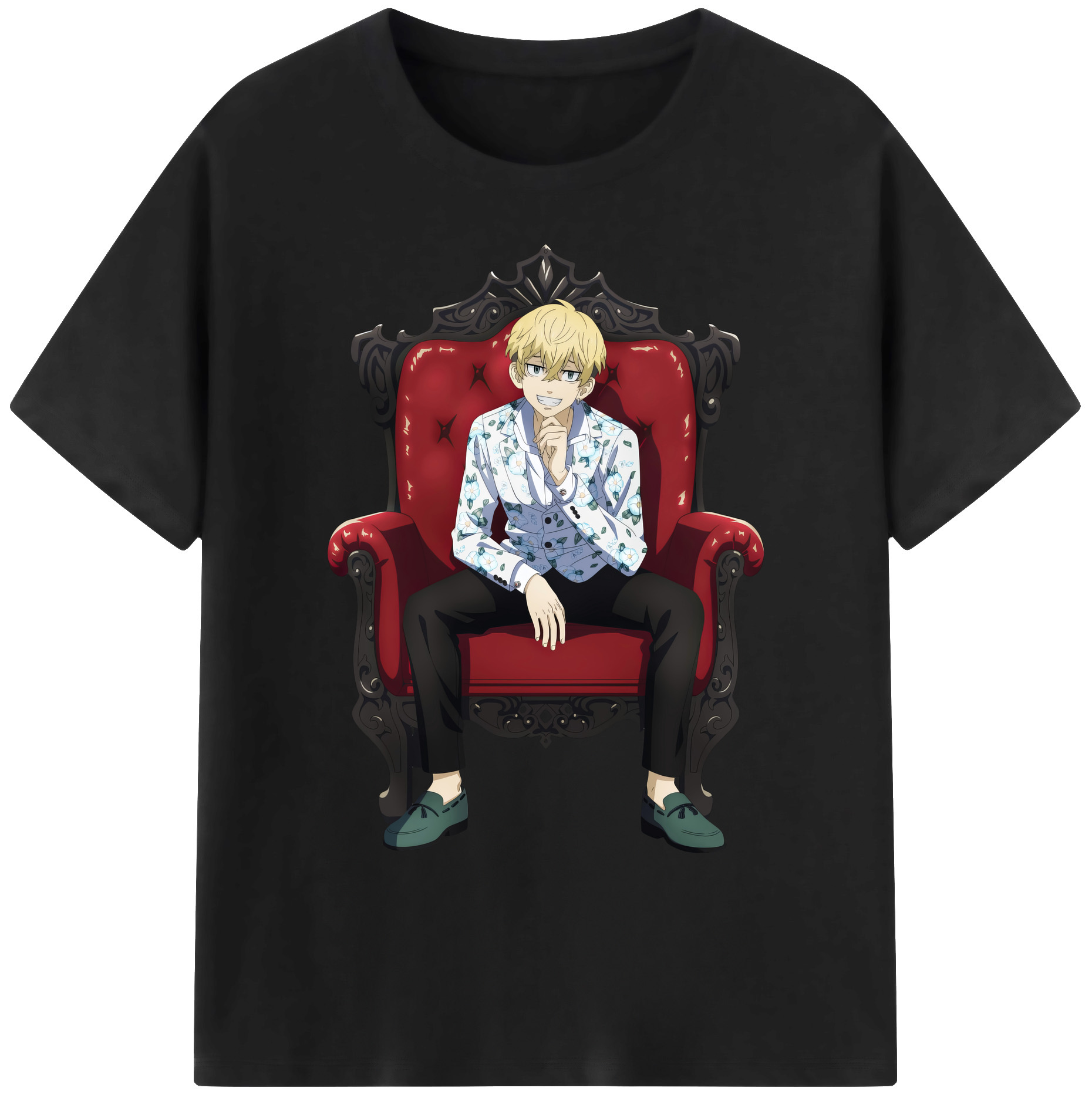 （画像用） 東京リベンジャーズ Tokyo Revengers 綿100％ メンズ半袖Tシャツ｜肌触りやわらか＆通気性