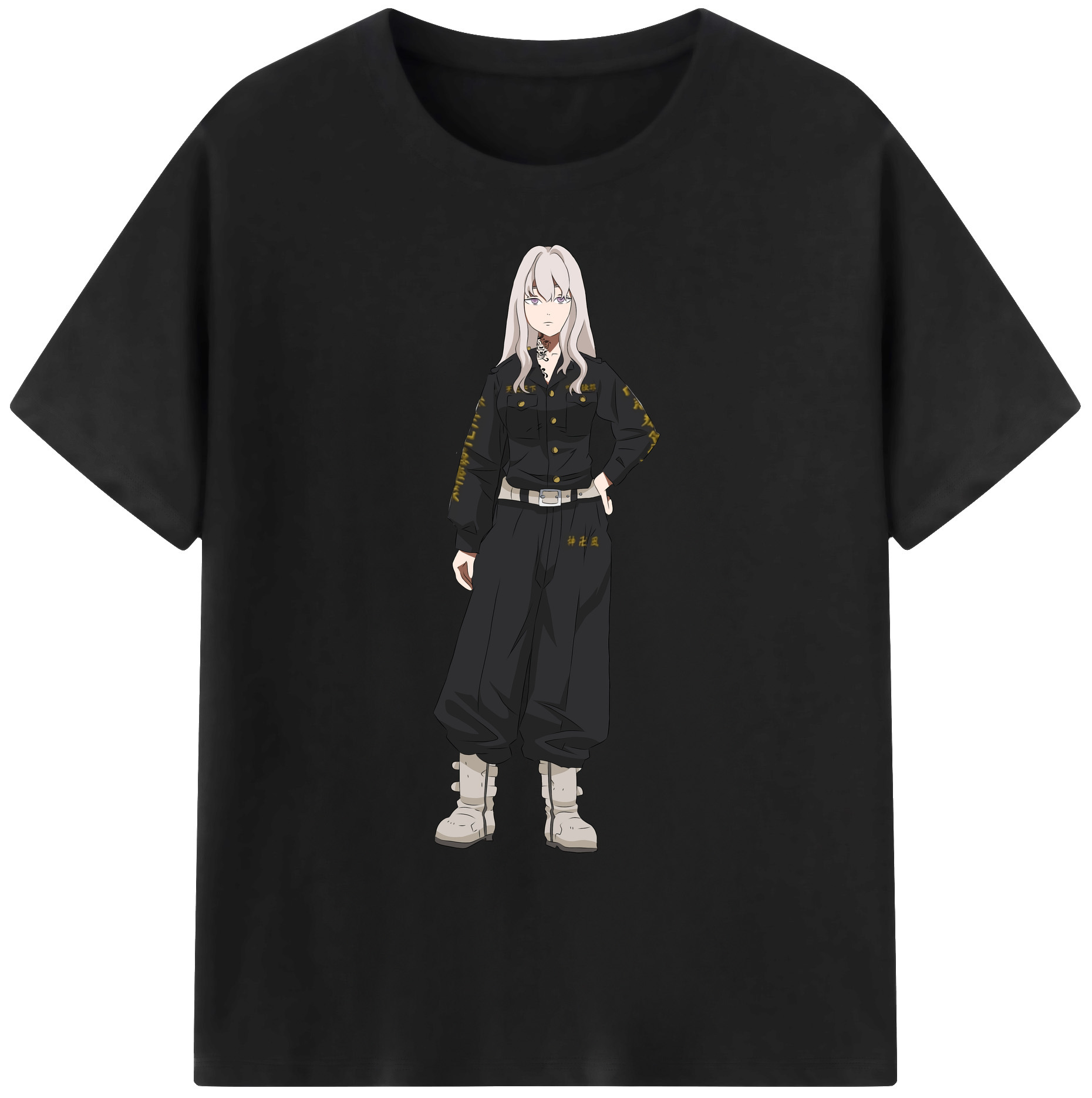 （画像用） 東京リベンジャーズ Tokyo Revengers 綿100％ メンズ半袖Tシャツ｜肌触りやわらか＆通気性