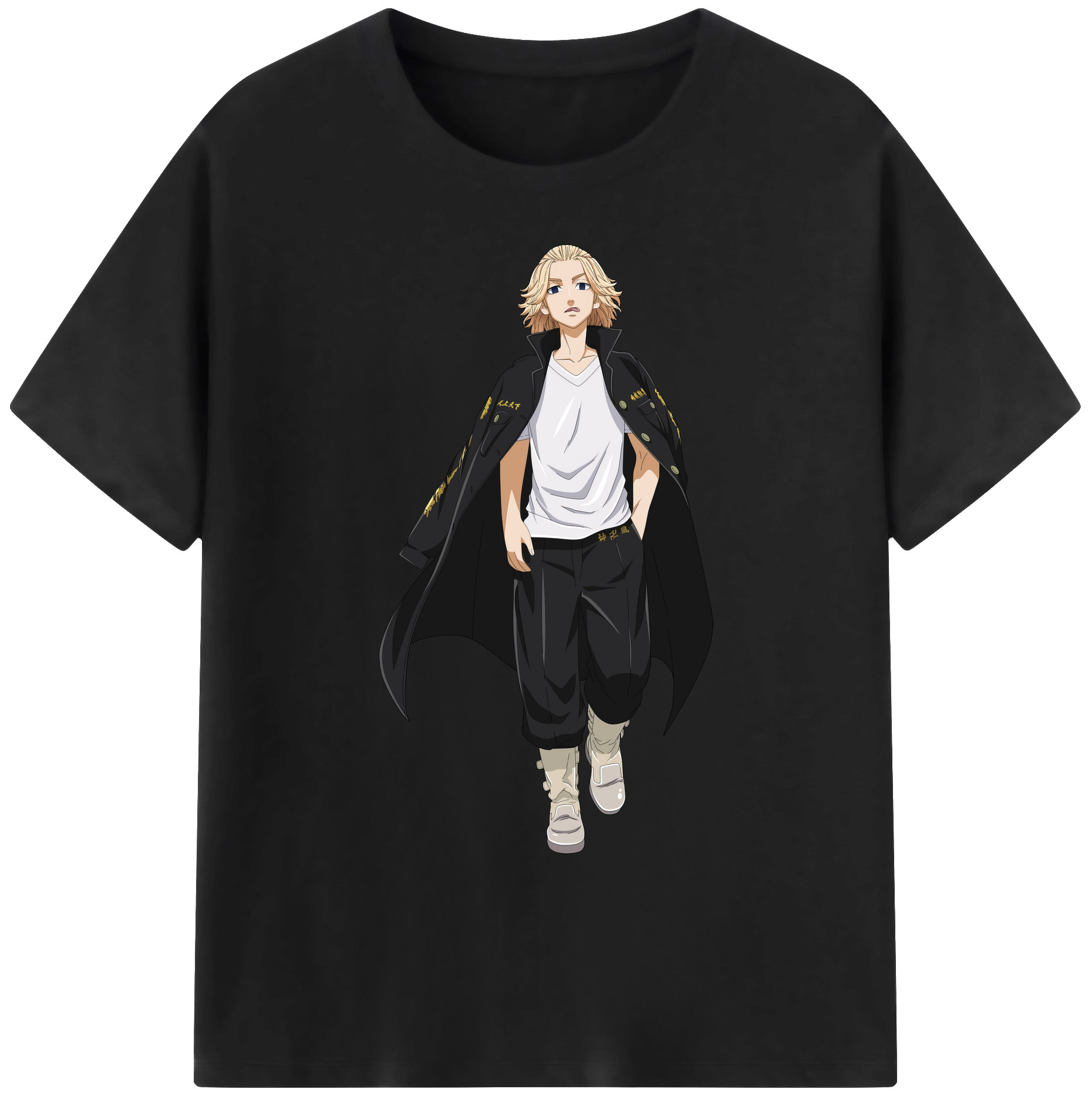 （画像用） 東京リベンジャーズ Tokyo Revengers 綿100％ メンズ半袖Tシャツ｜肌触りやわらか＆通気性